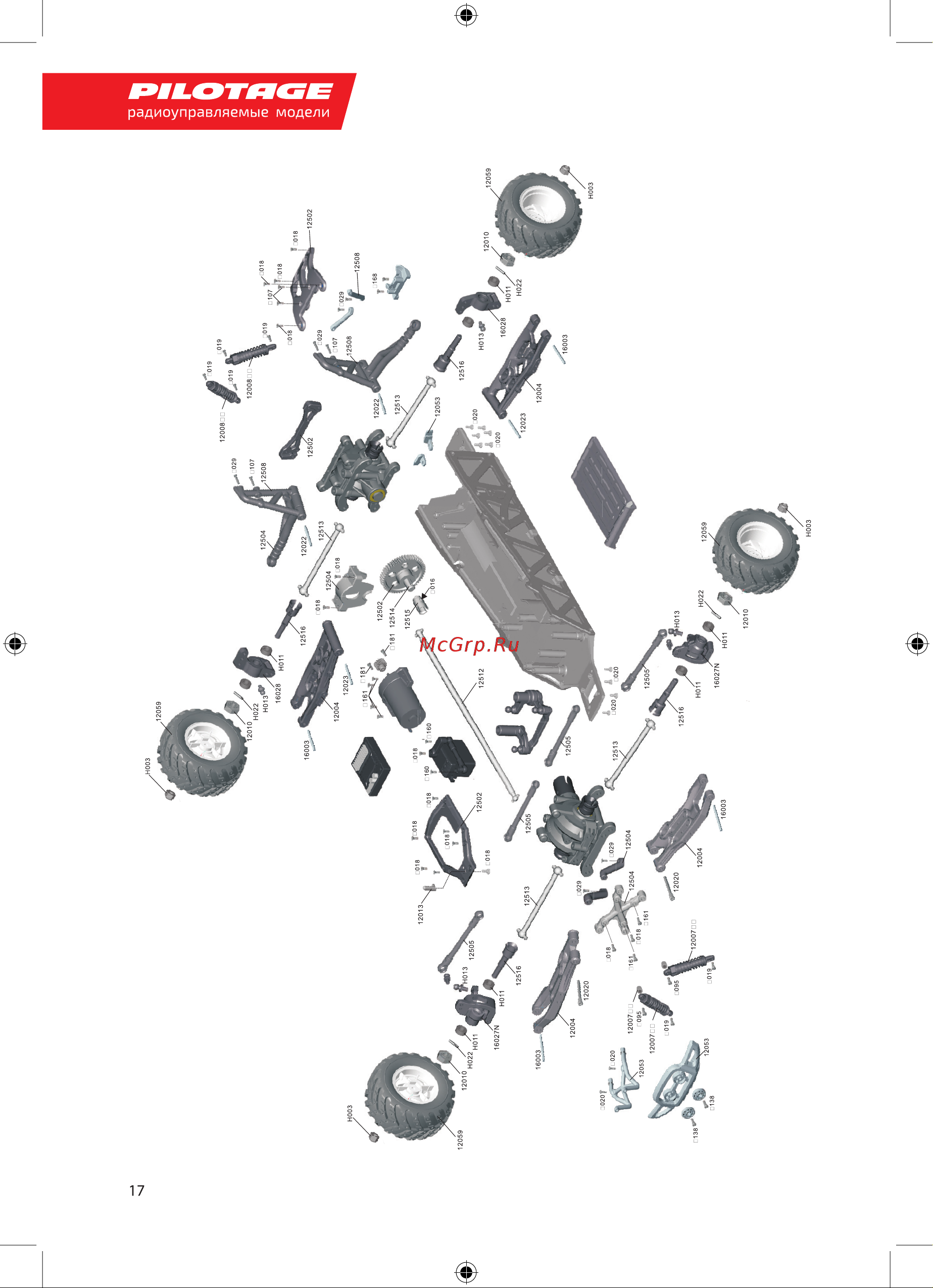 Pilotage Buggy Stem 12 EP RC17517 Руководство по эксплуатации онлайн [18/28] 767897