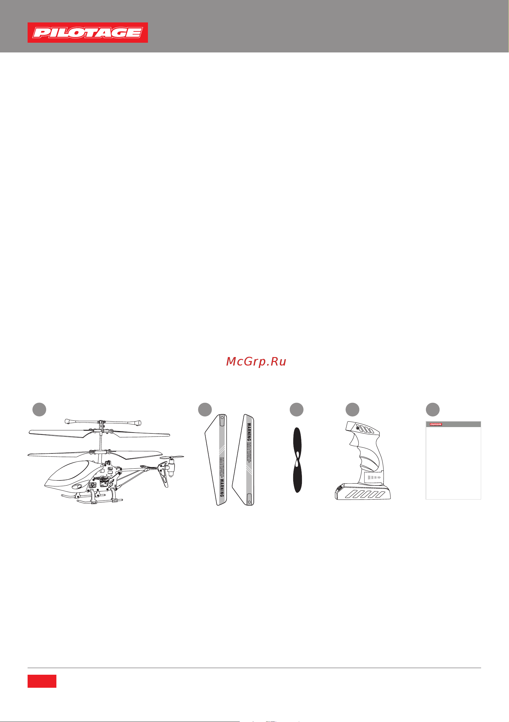 Pilotage iHelicopter 290 RC14666 [5/16] Introduction