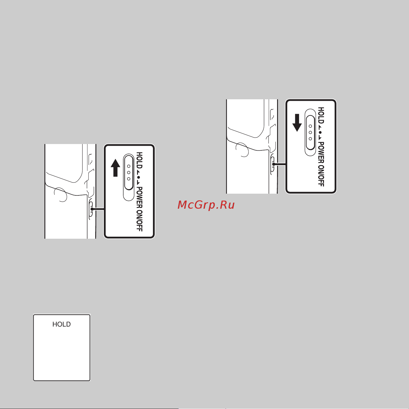Sony ICD-PX312M [12/163] Предотвращение случайных операций функция hold