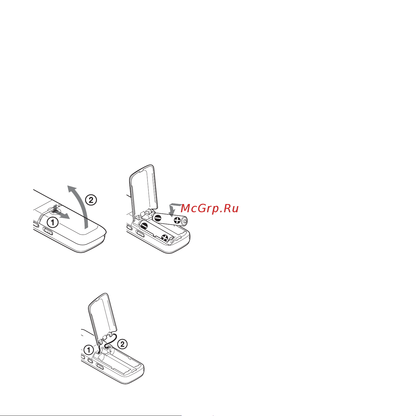 Sony ICD-PX312M [14/163] Шаг 2 подготовка источника питания