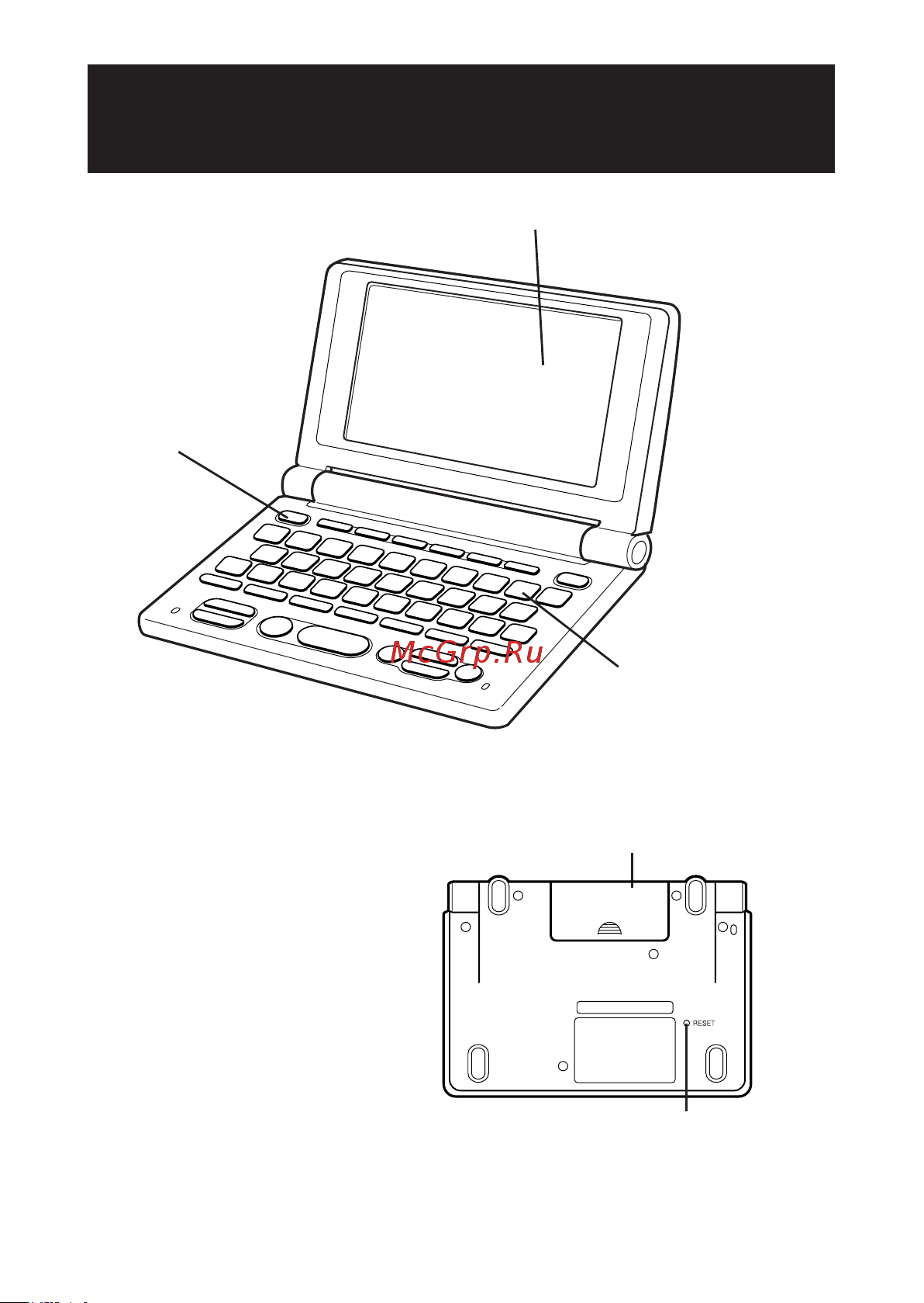 Casio EW-R100-EH [17/99] Названия деталей
