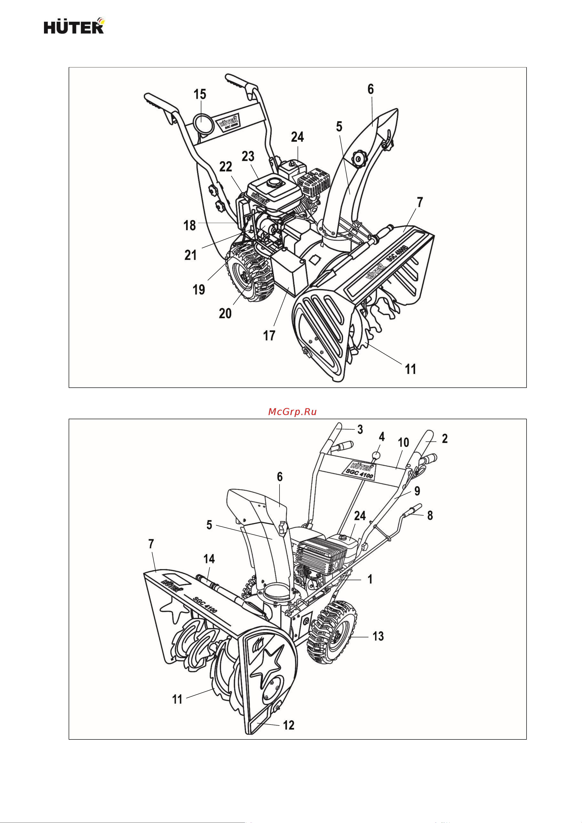 Huter SGC 4100S Руководство по эксплуатации онлайн [8/32] 768372