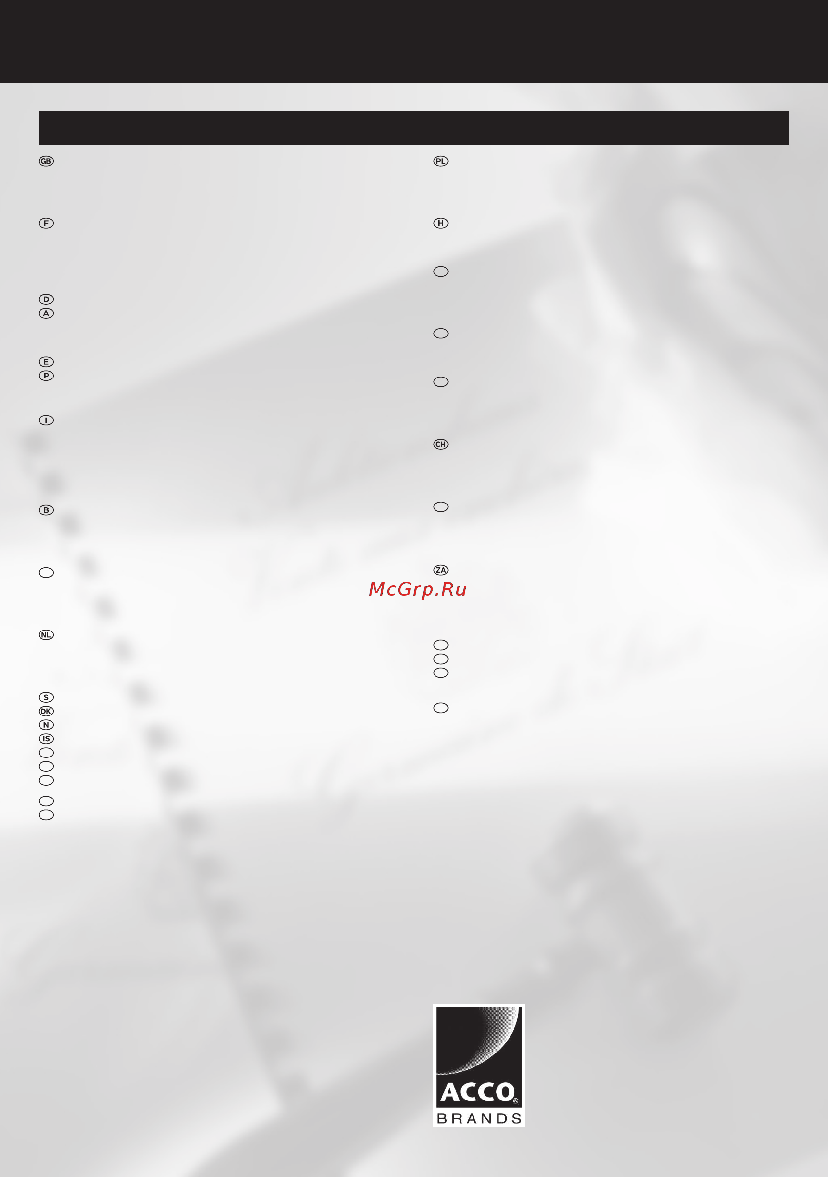 Rexel ProStyle C.C [38/39] Service