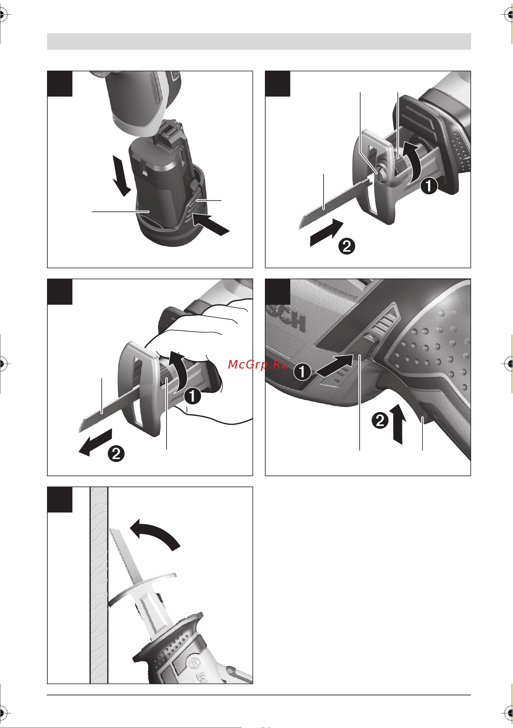 Bosch GSA10, 8V-LI Руководство по эксплуатации онлайн [5/260] 768481