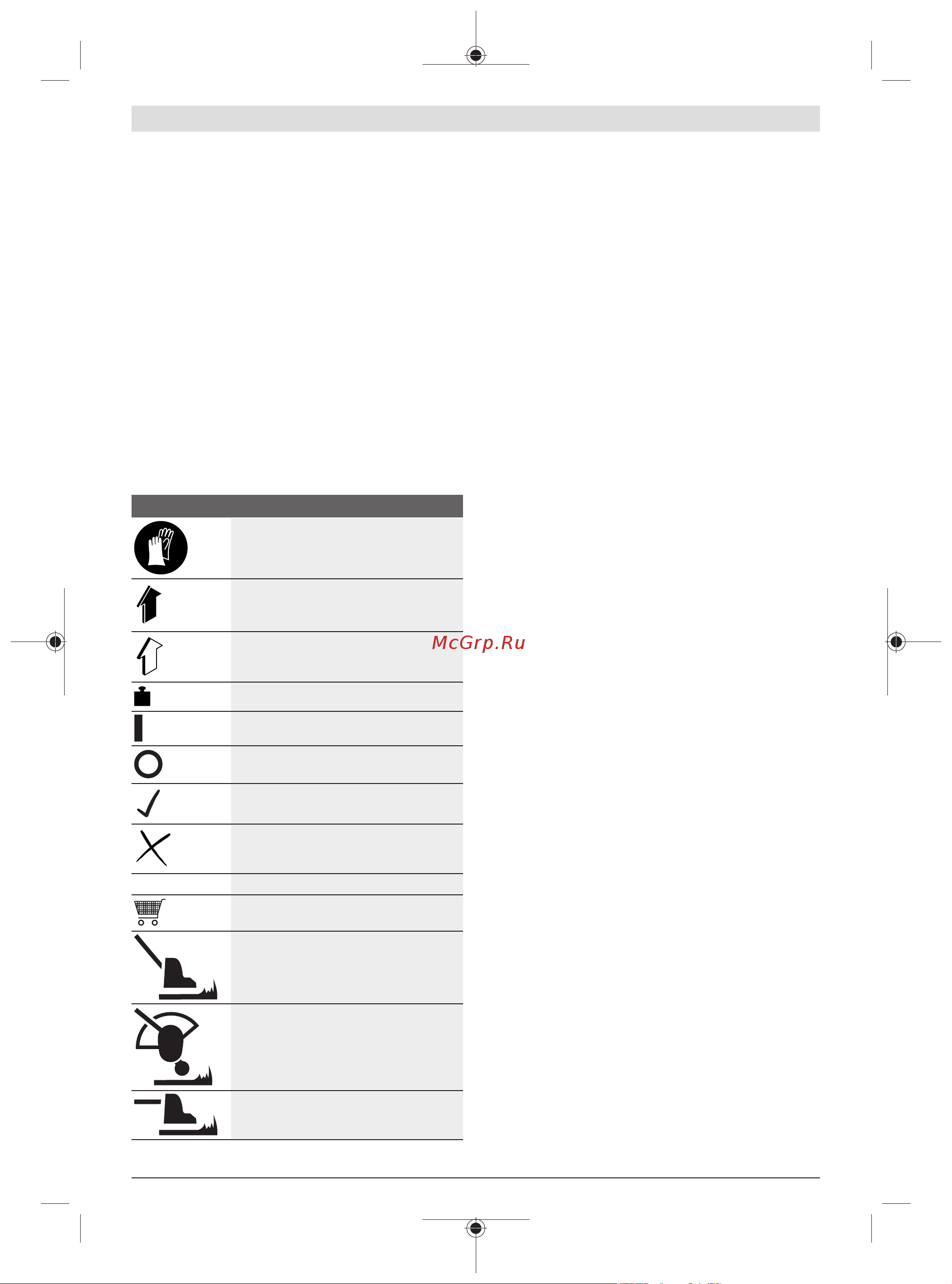 Bosch UniversalGrassCut 18-260 [11/492] Symbole