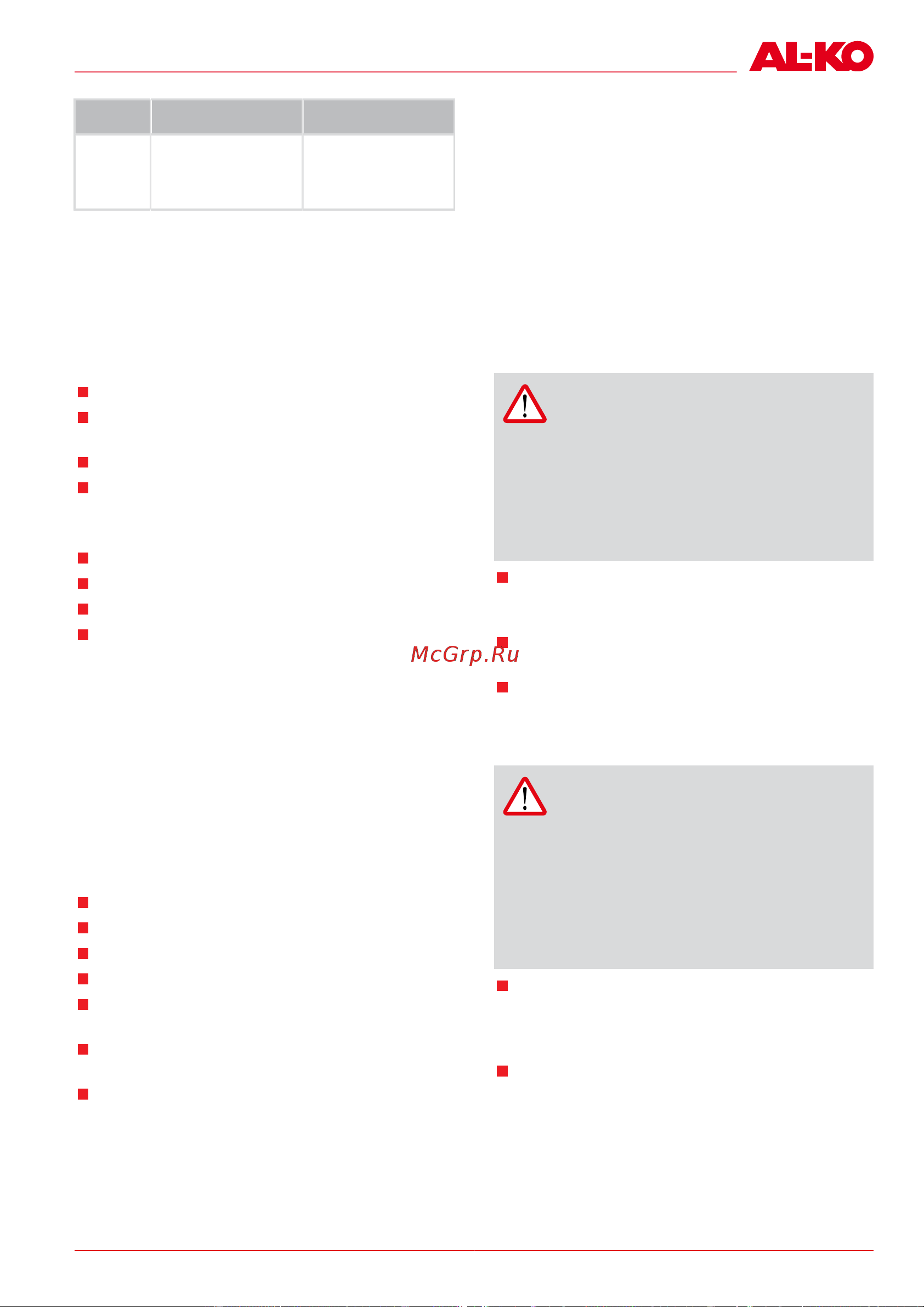 Al-Ko SUB 10000 DS Comfort (112823) [35/156] Advertencias de seguridad