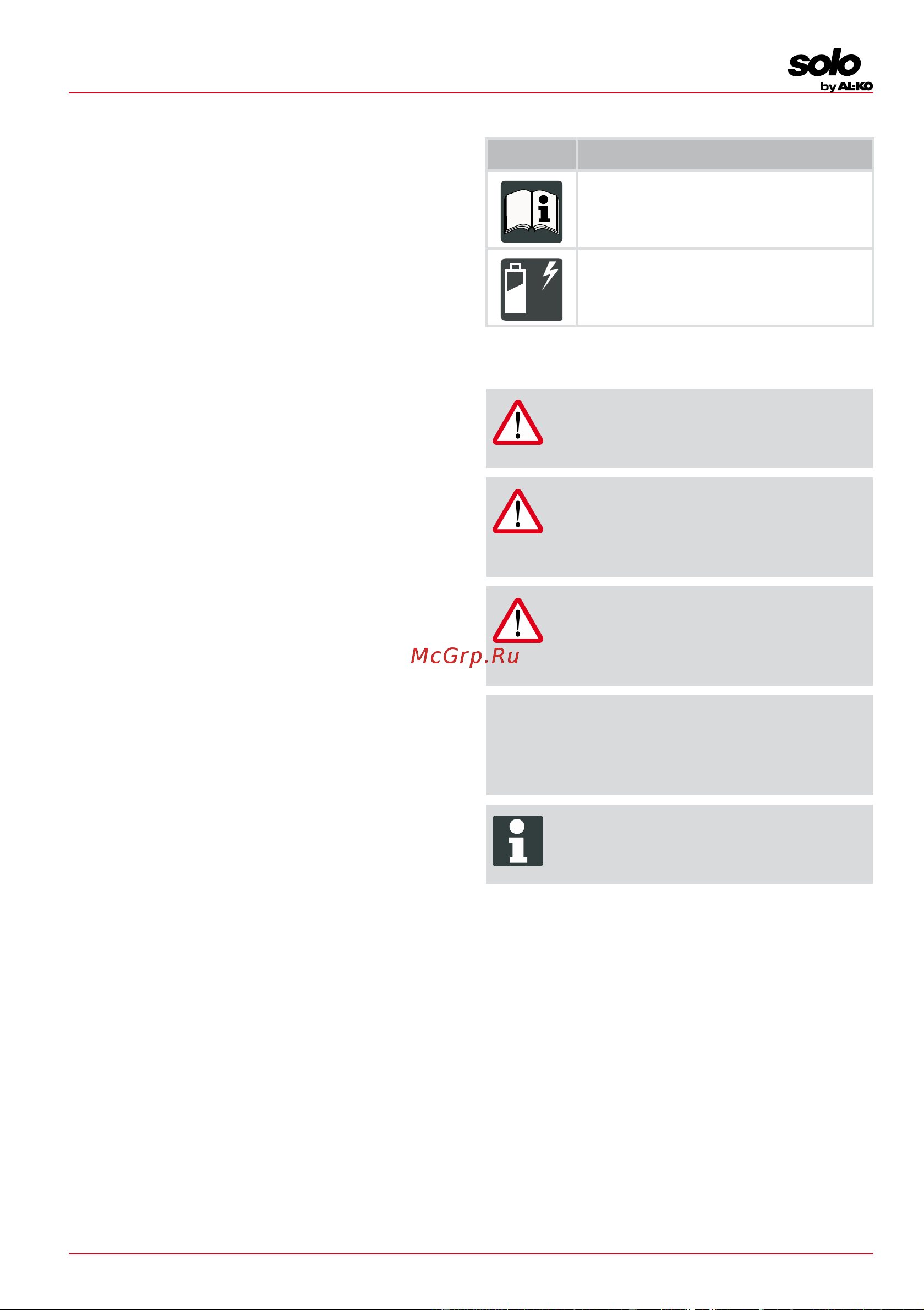 Al-Ko CS 4235 (127441) [207/500] Informacje dotyczące niniejszej instrukcji obsługi