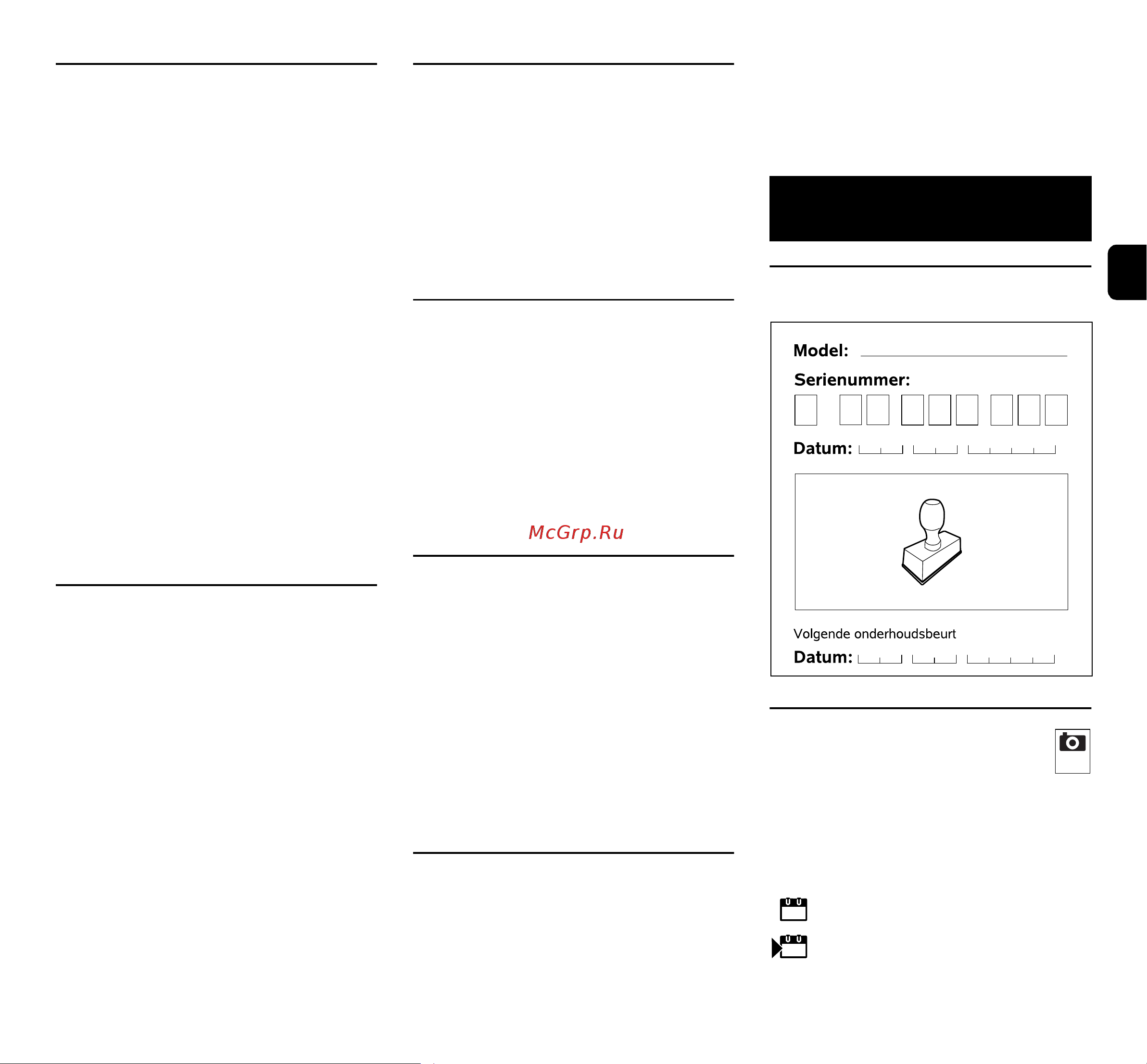 Viking ME 443.1 [87/245] Onderhoudsschema