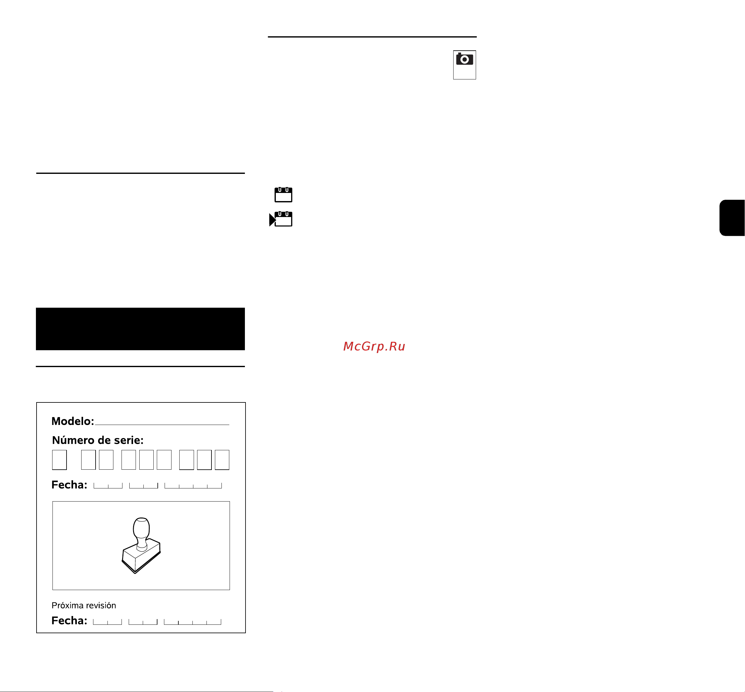 Viking MB 448.1 VC [115/259] Plan de mantenimiento