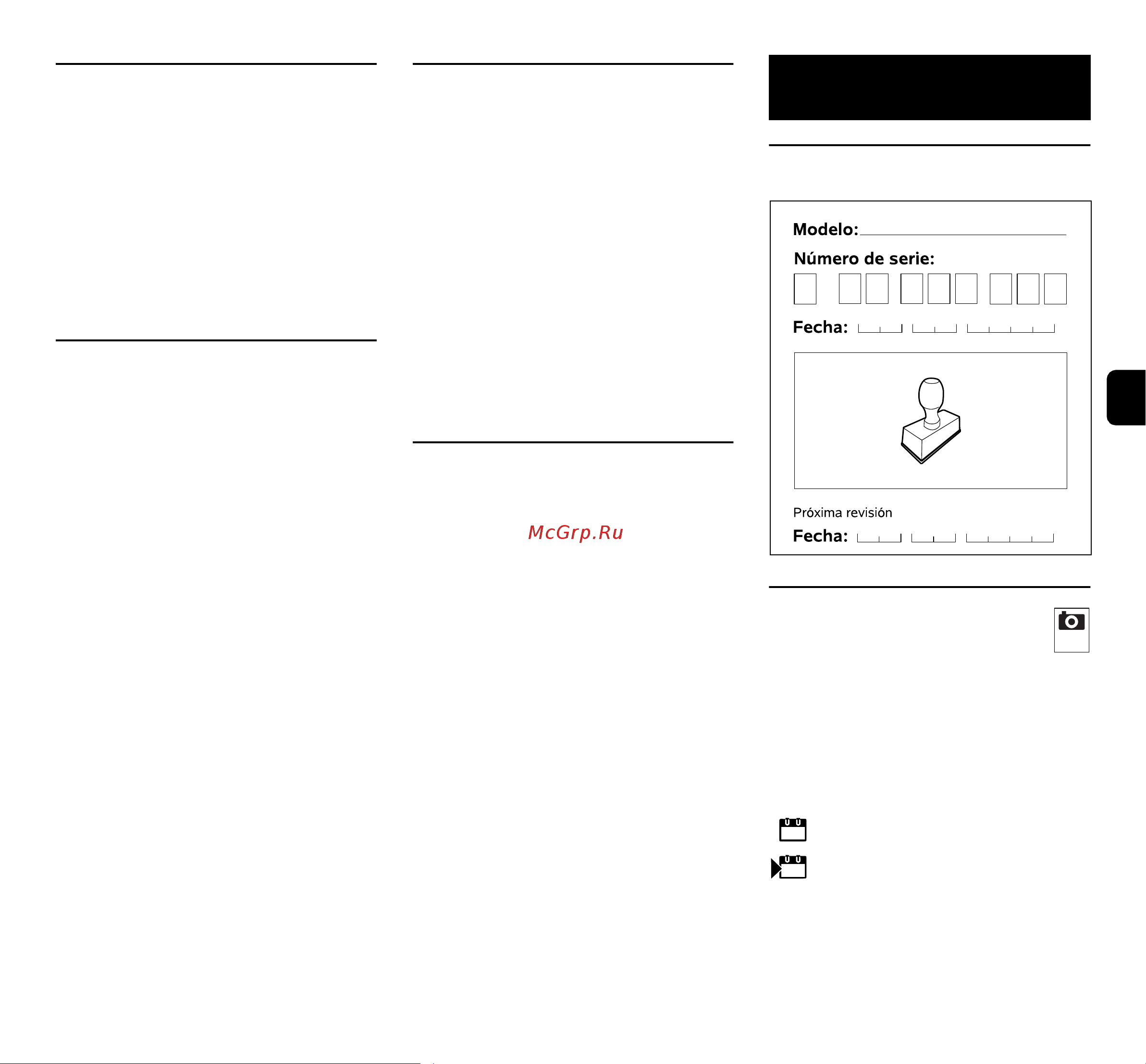 Viking MB 755.2 KS [137/229] Plan de mantenimiento