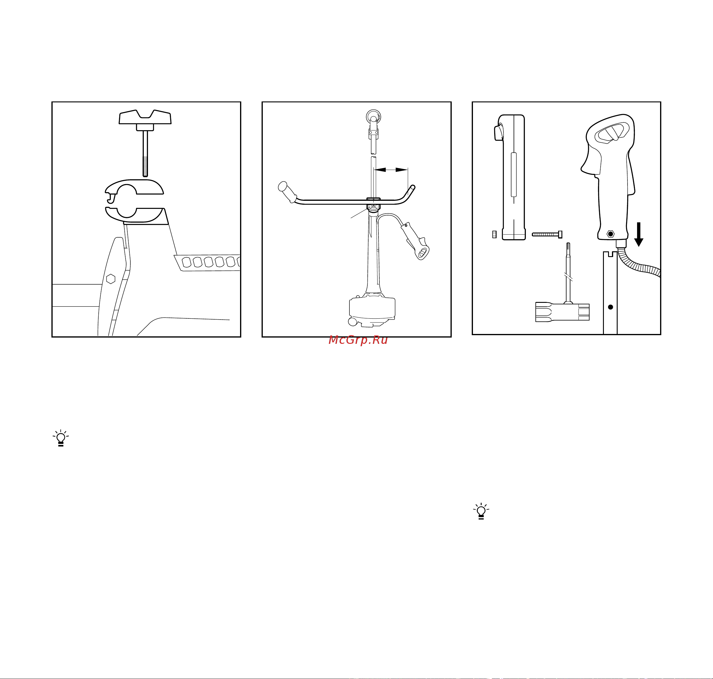 Stihl FS 480 K [21/98] Mounting the bike handle