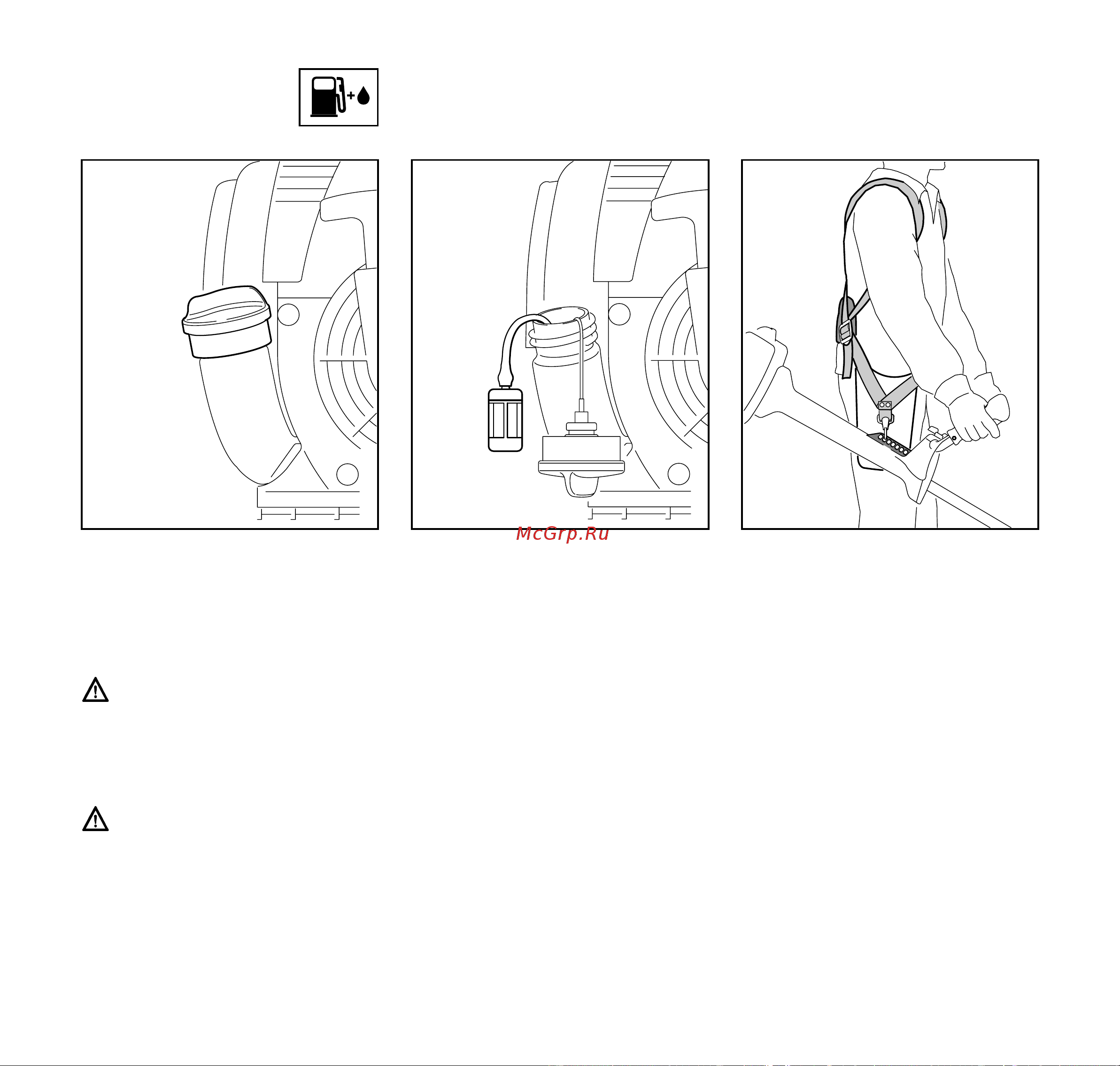 Stihl FS 480 K [28/98] Fitting the harness