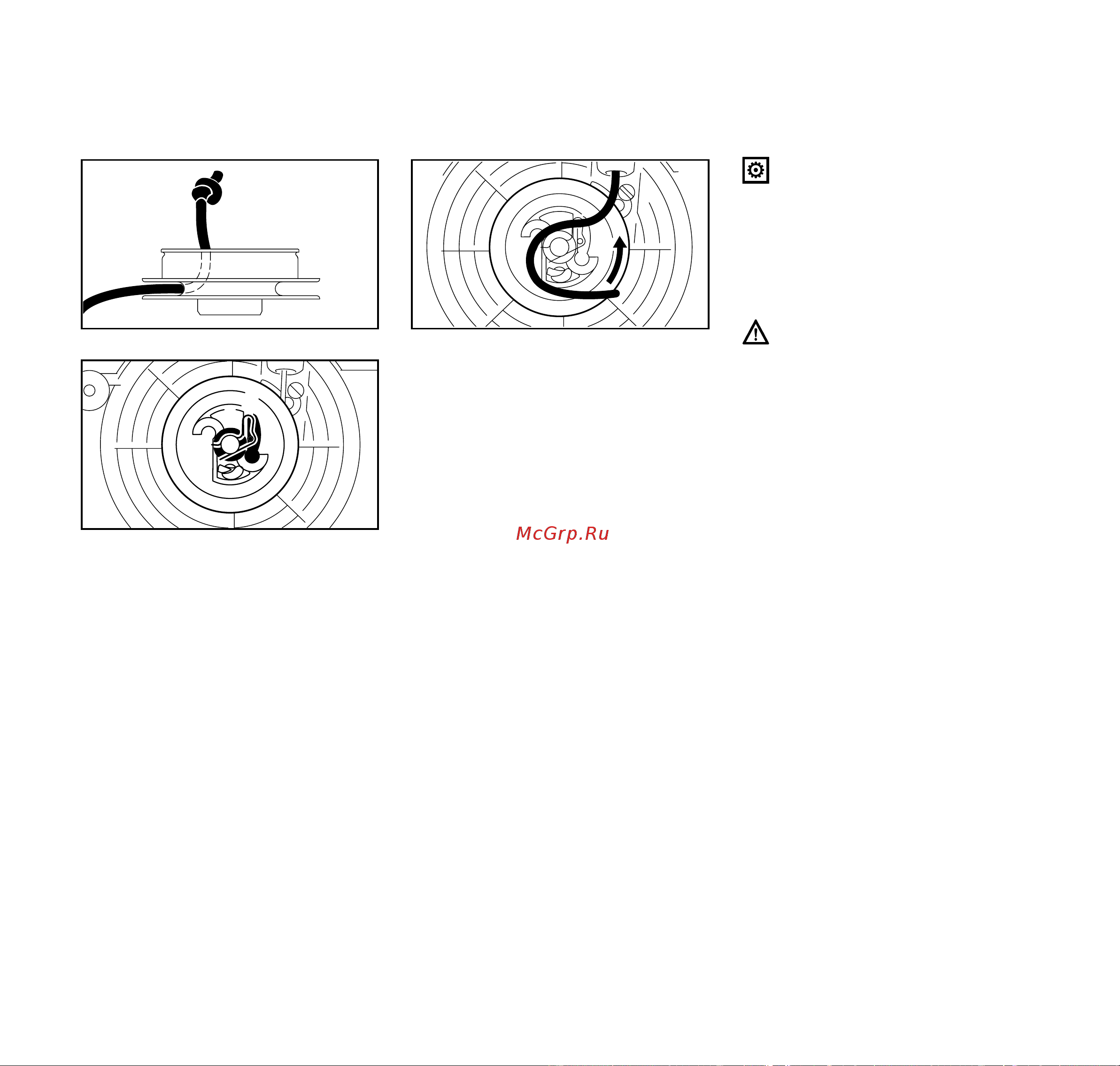 Stihl FS 480 K [38/98] Replacing the rewind spring