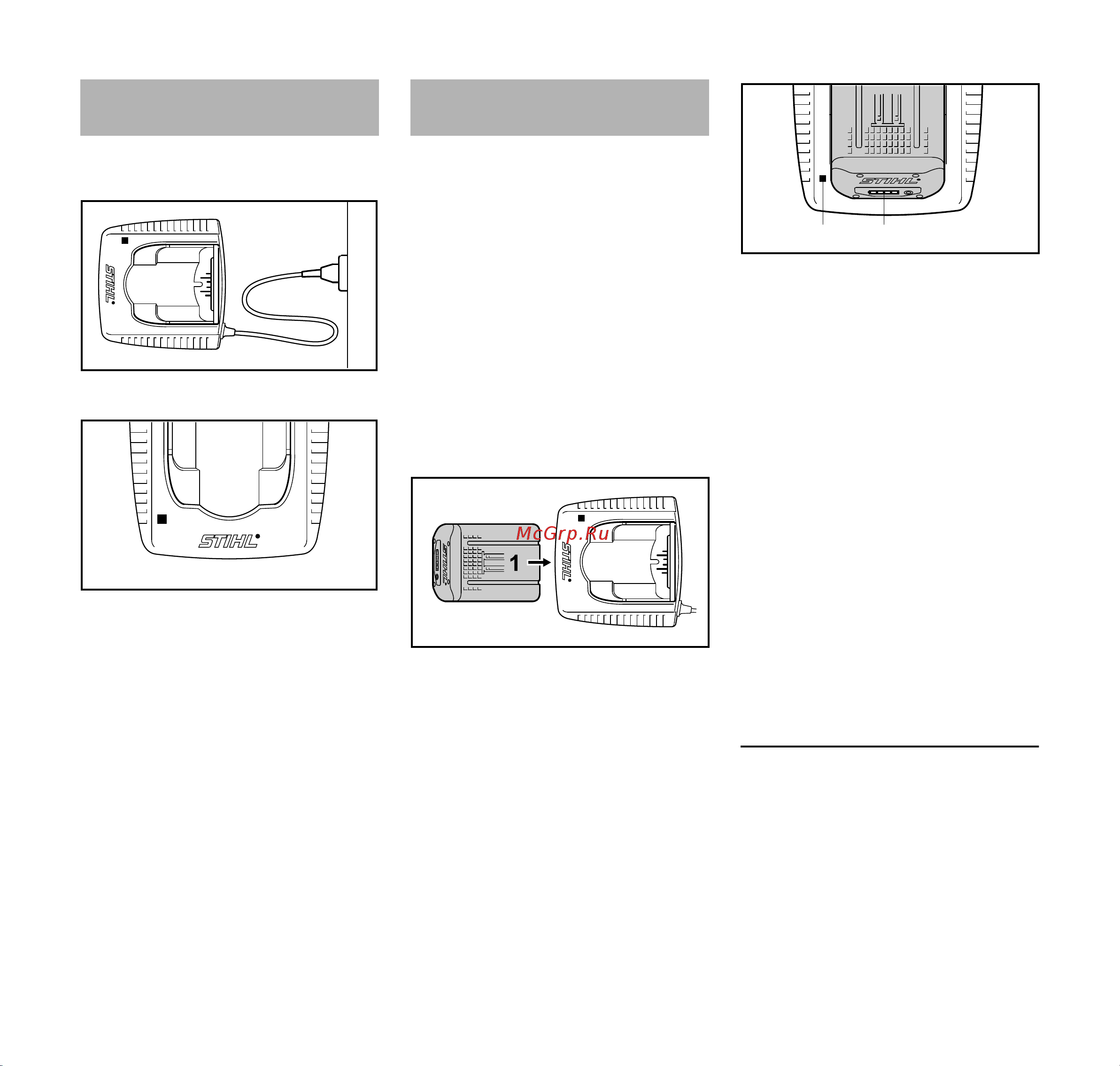 Stihl TSA 230 [96/236] Akun lataaminen