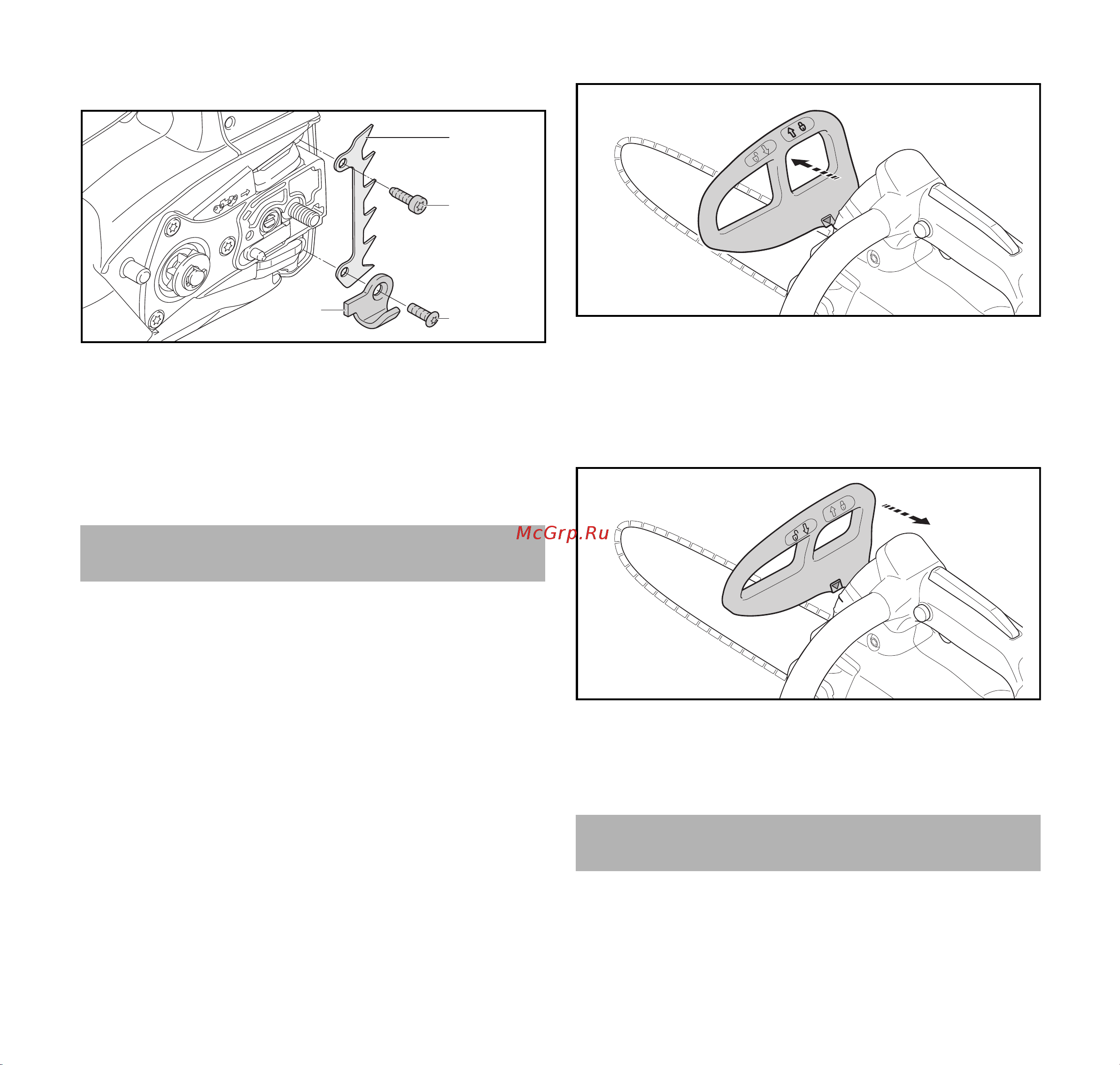 Stihl MSA 161 T 10 [126/180] Inserire e sbloccare il freno catena