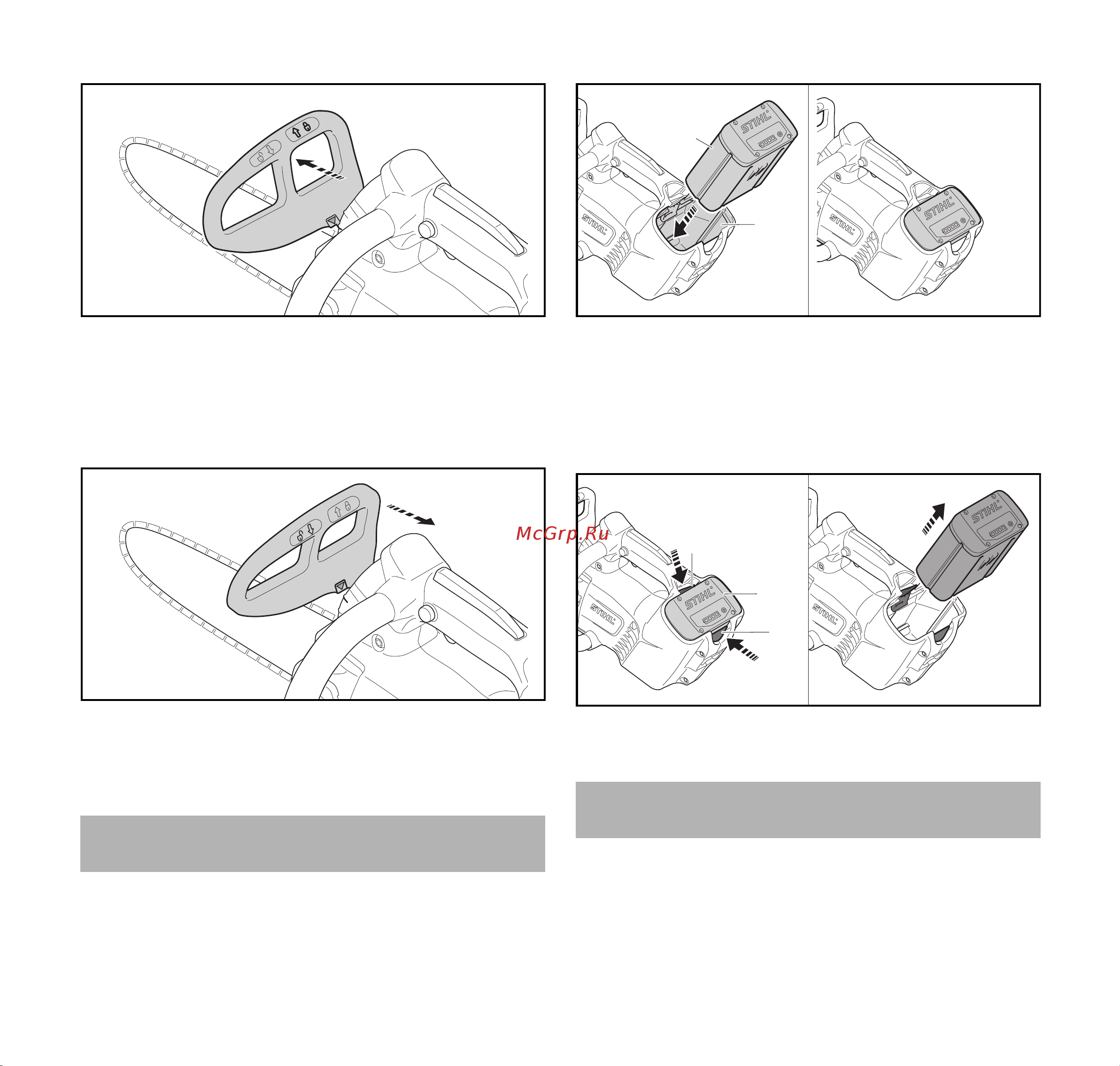 Stihl MSA 161 T 10 [56/180] Removing and fitting the battery