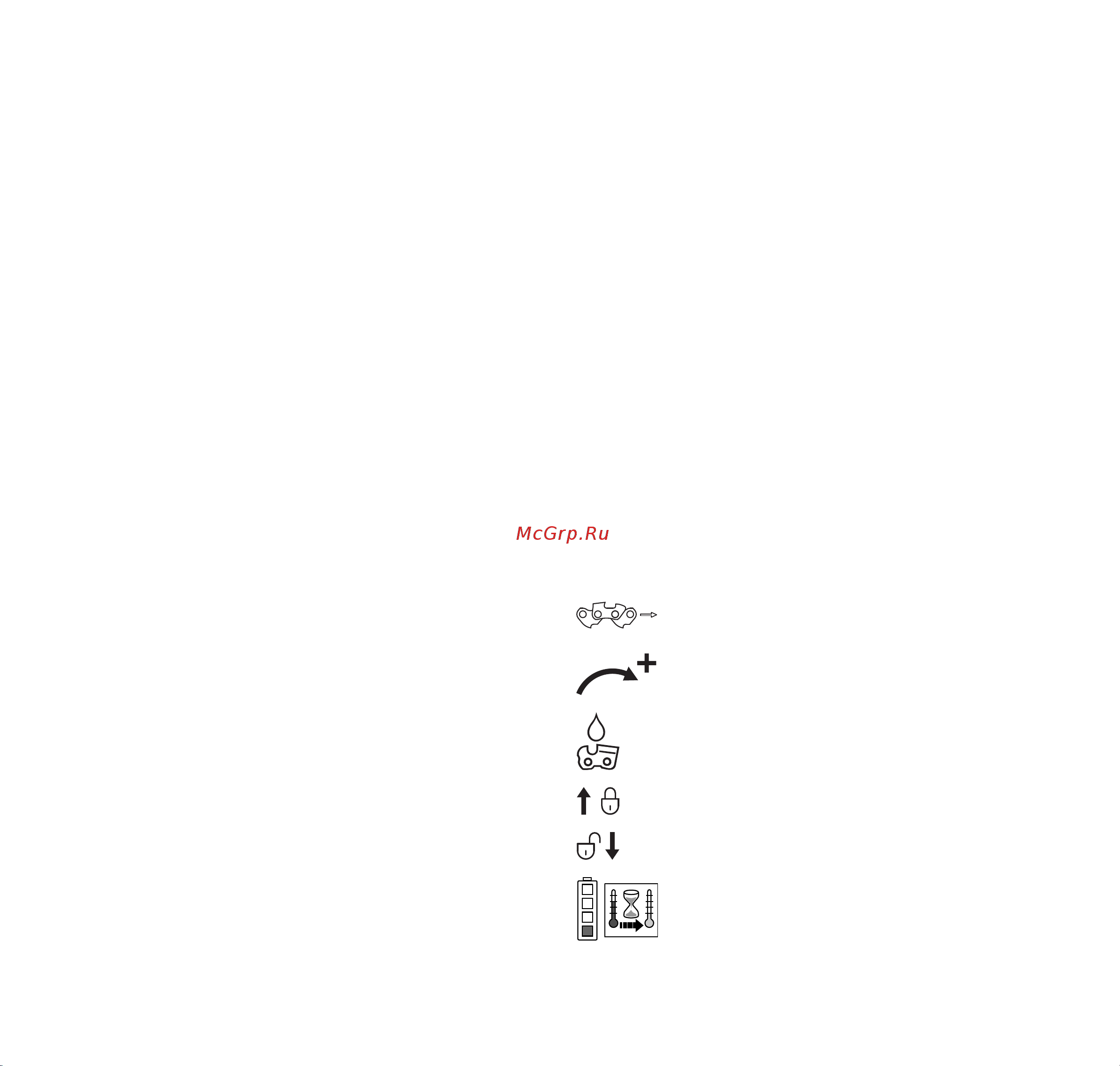 Stihl MSA 161 T 10 [75/180] Symboles