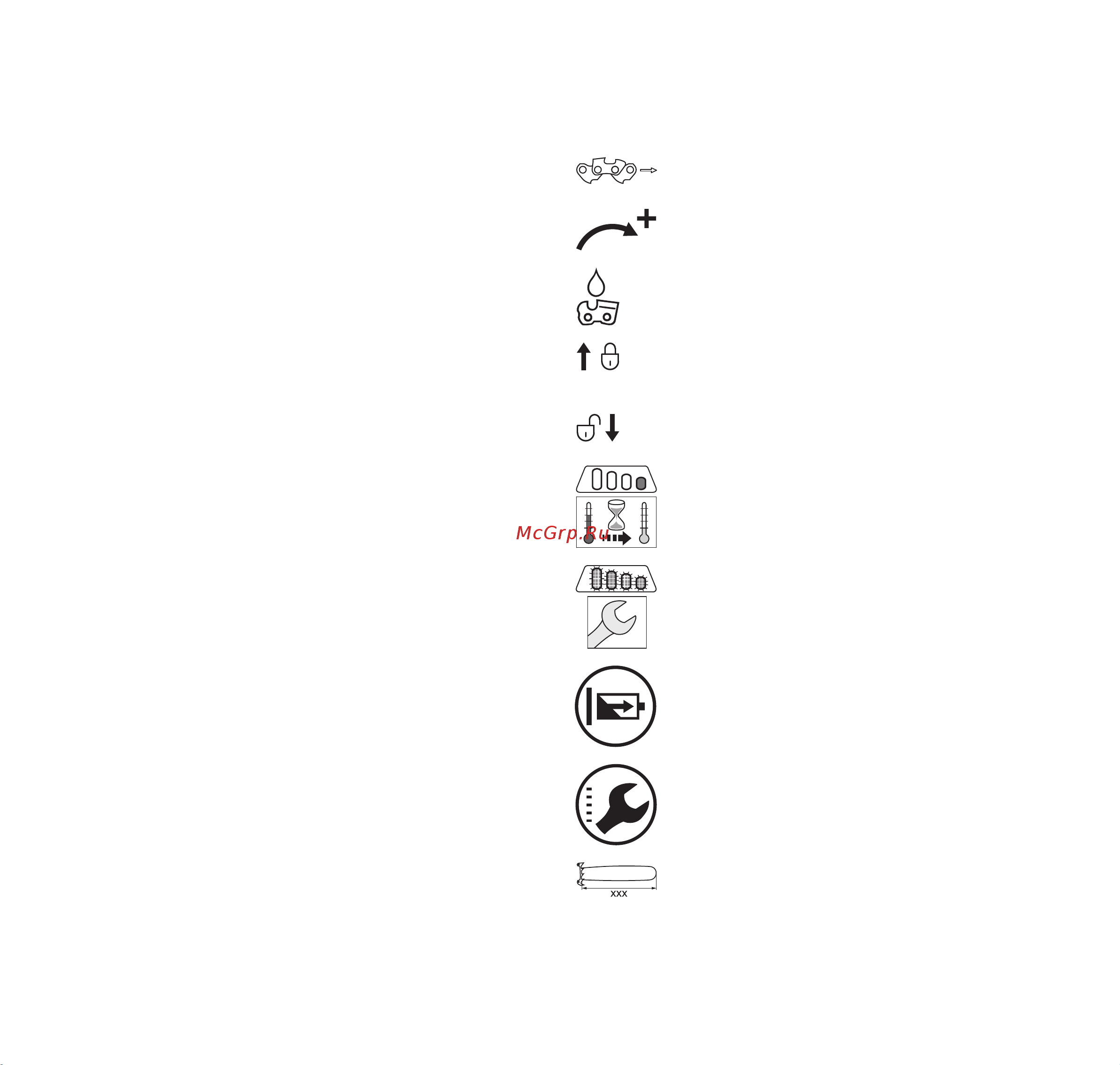 Stihl MSA 120 C-BQ 12 [234/372] Σύμβολα