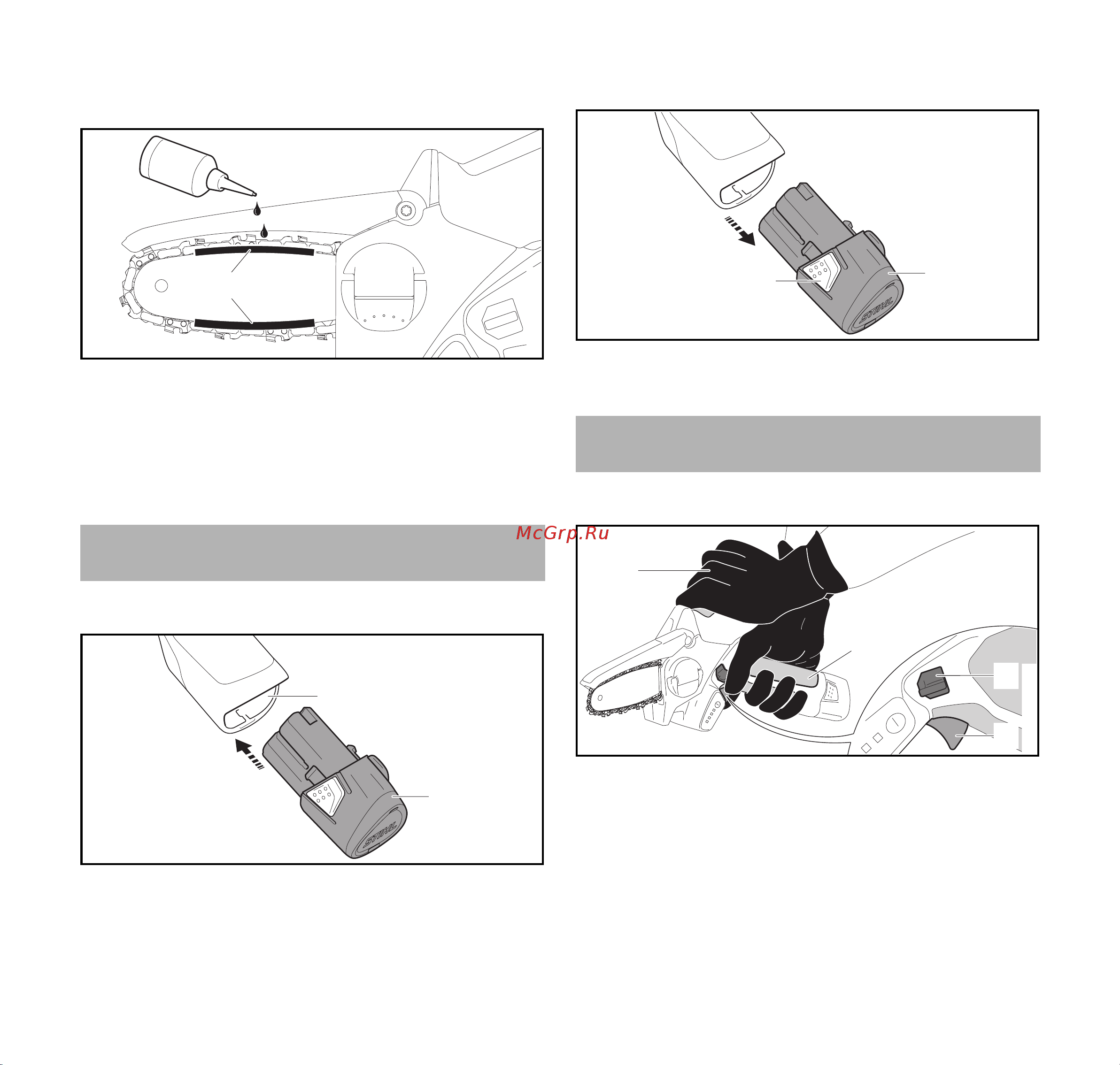 Stihl GTA 26 [59/188] Removing and fitting the battery