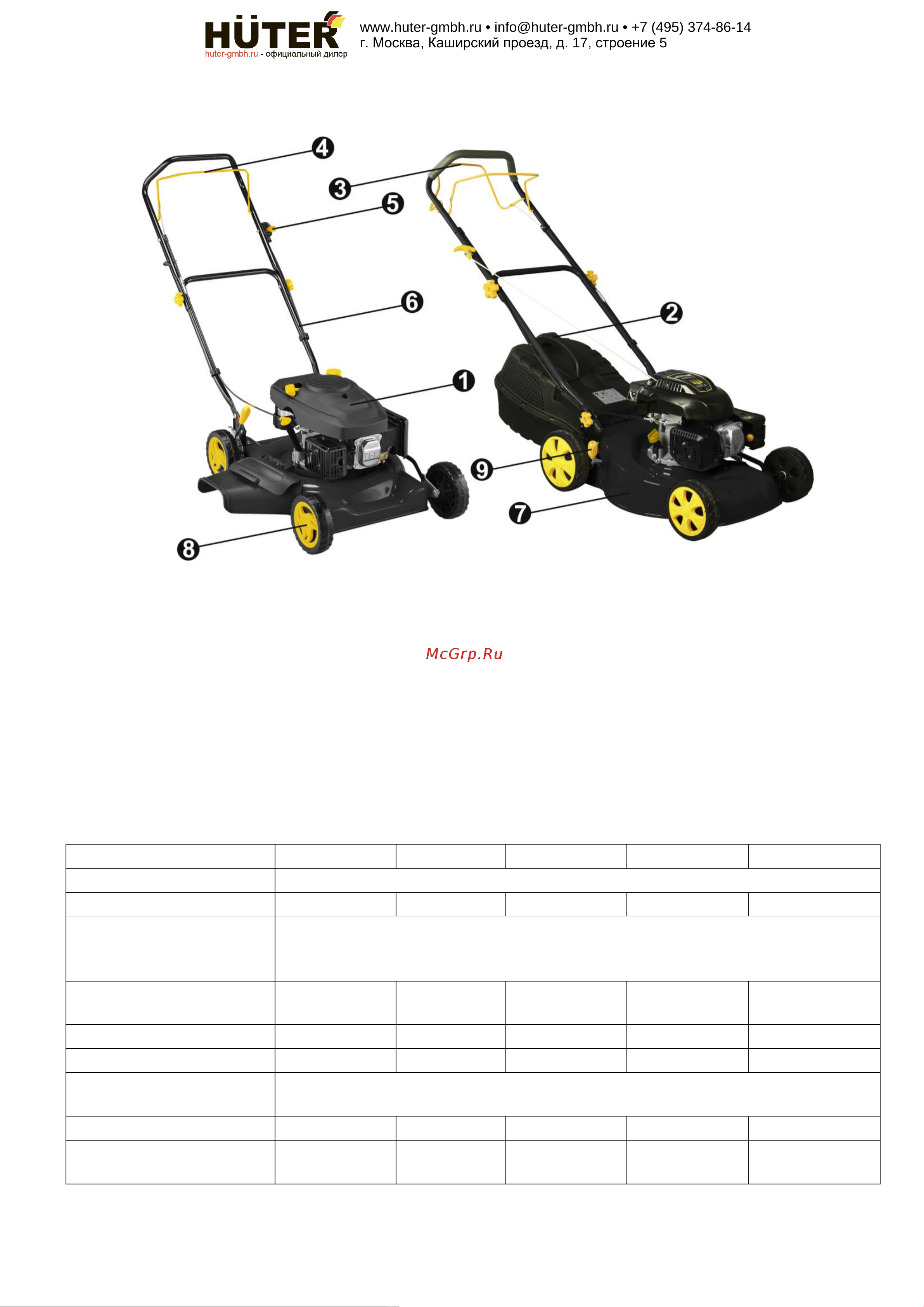Huter GLM-4.0G [5/16] 1 5 1 2