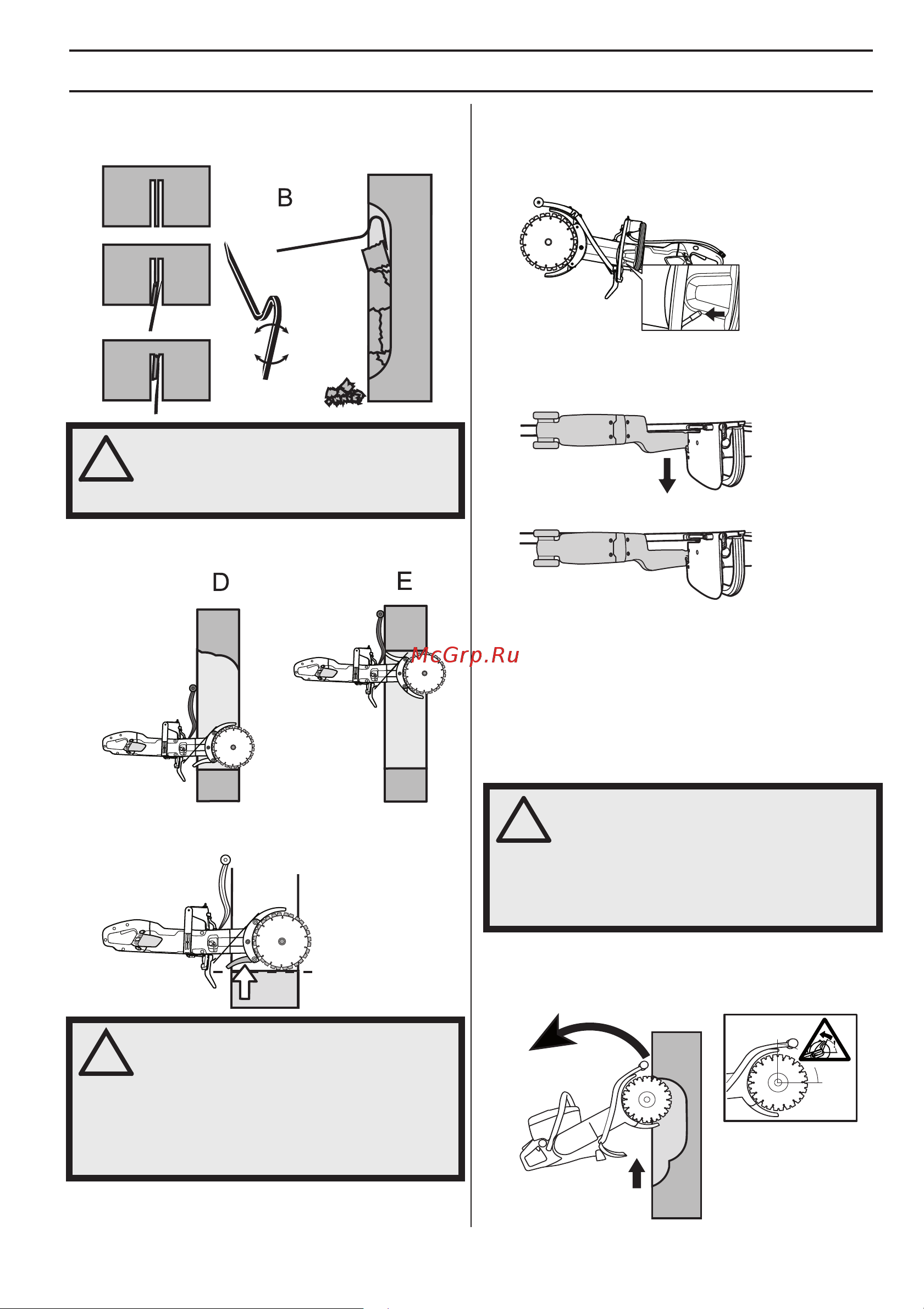 Husqvarna K4000 Cut-n-Break [59/96] Darbas