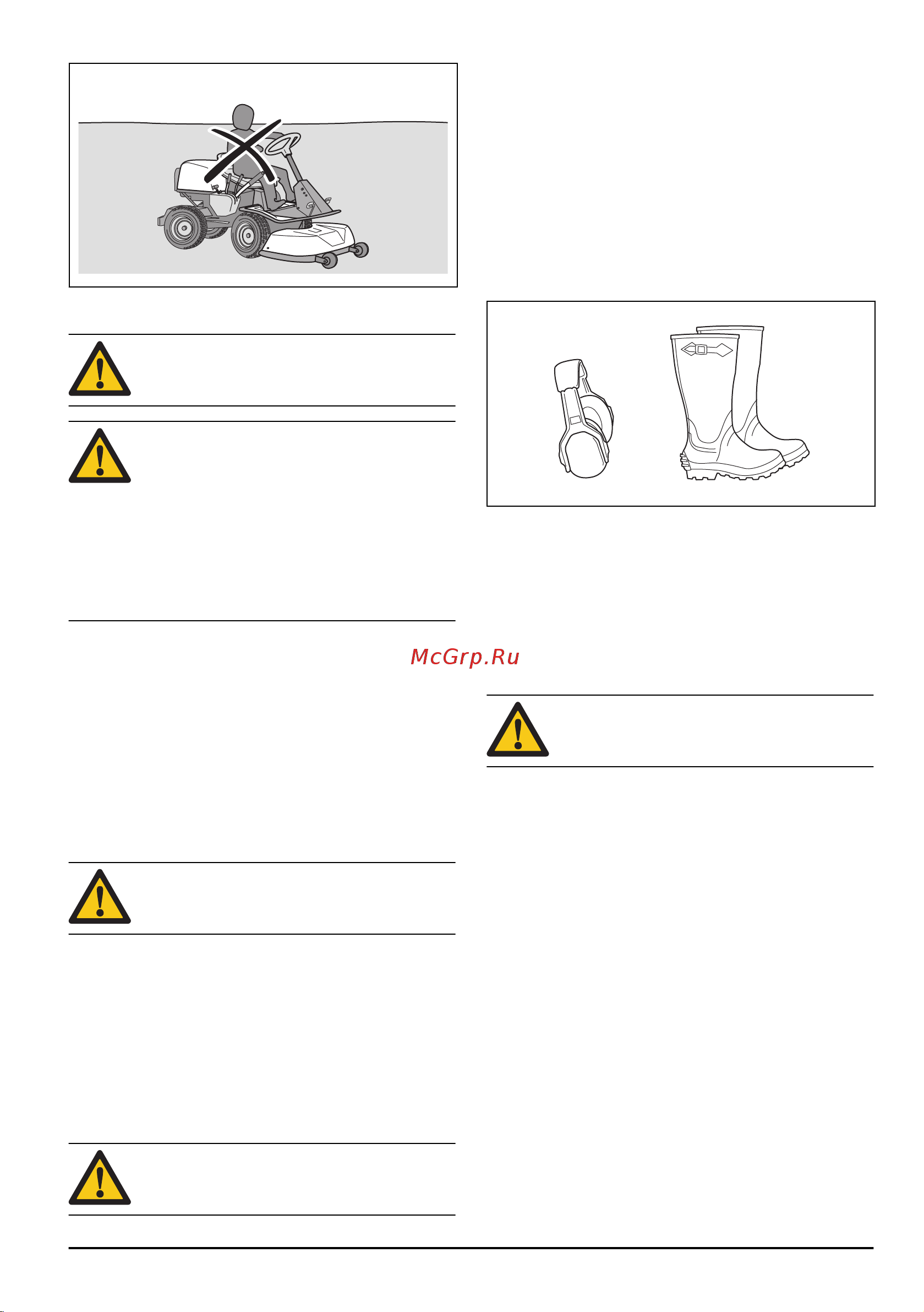 Husqvarna RC318T [119/148] Instrucţiuni de siguranţă pentru utilizare