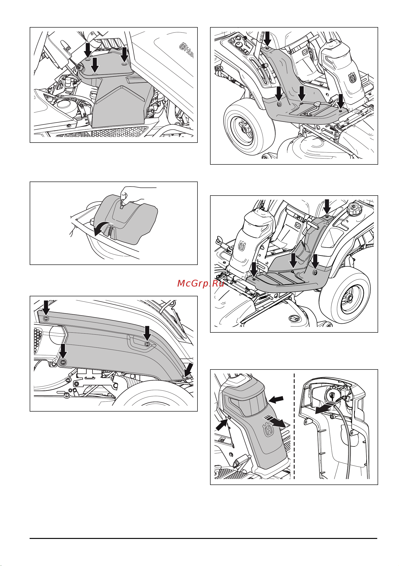 Husqvarna RC318T [133/148] Înlocuirea unei lămpi arse