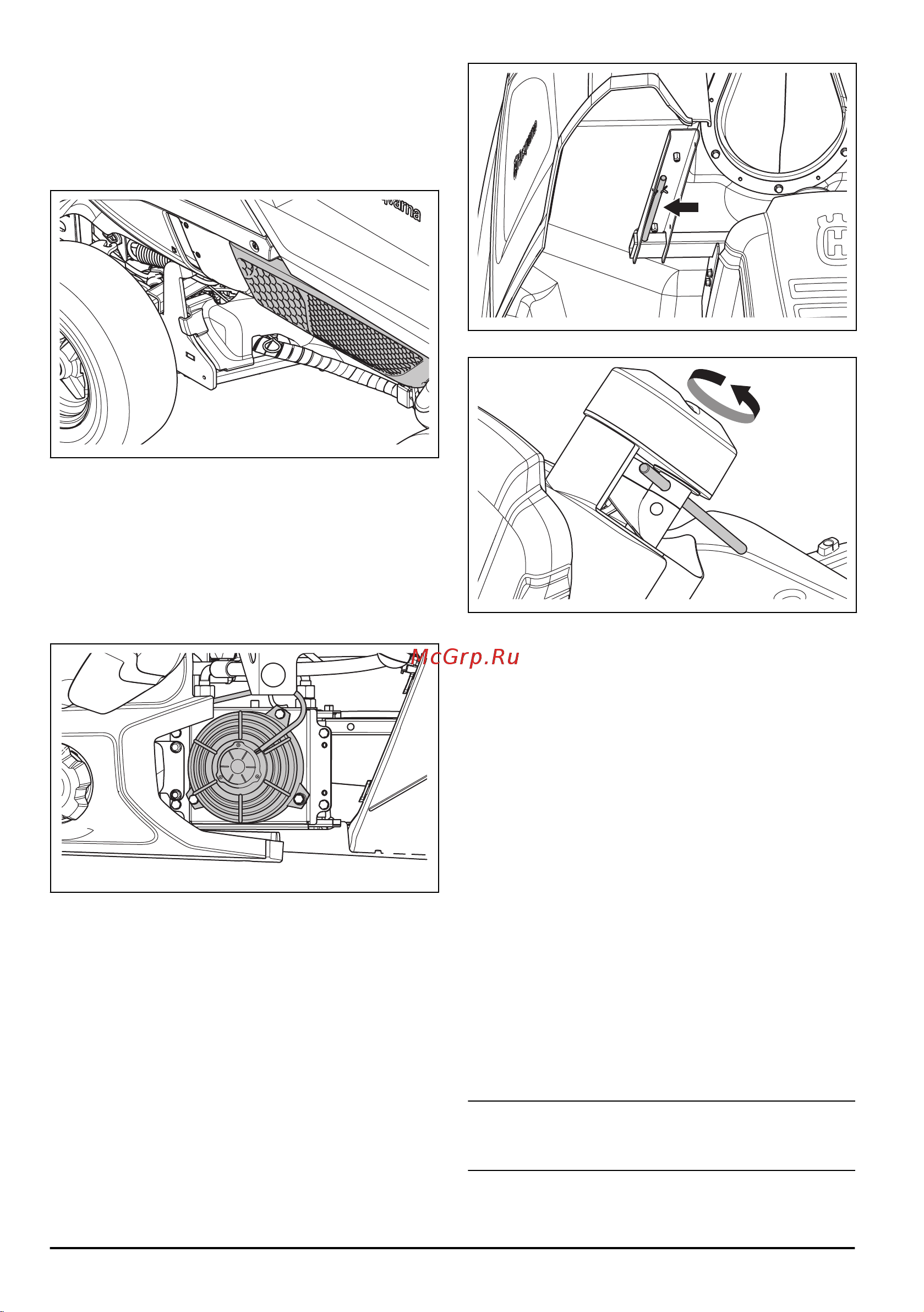 Husqvarna RC318T [96/148] Усунення засмічення зі шнека
