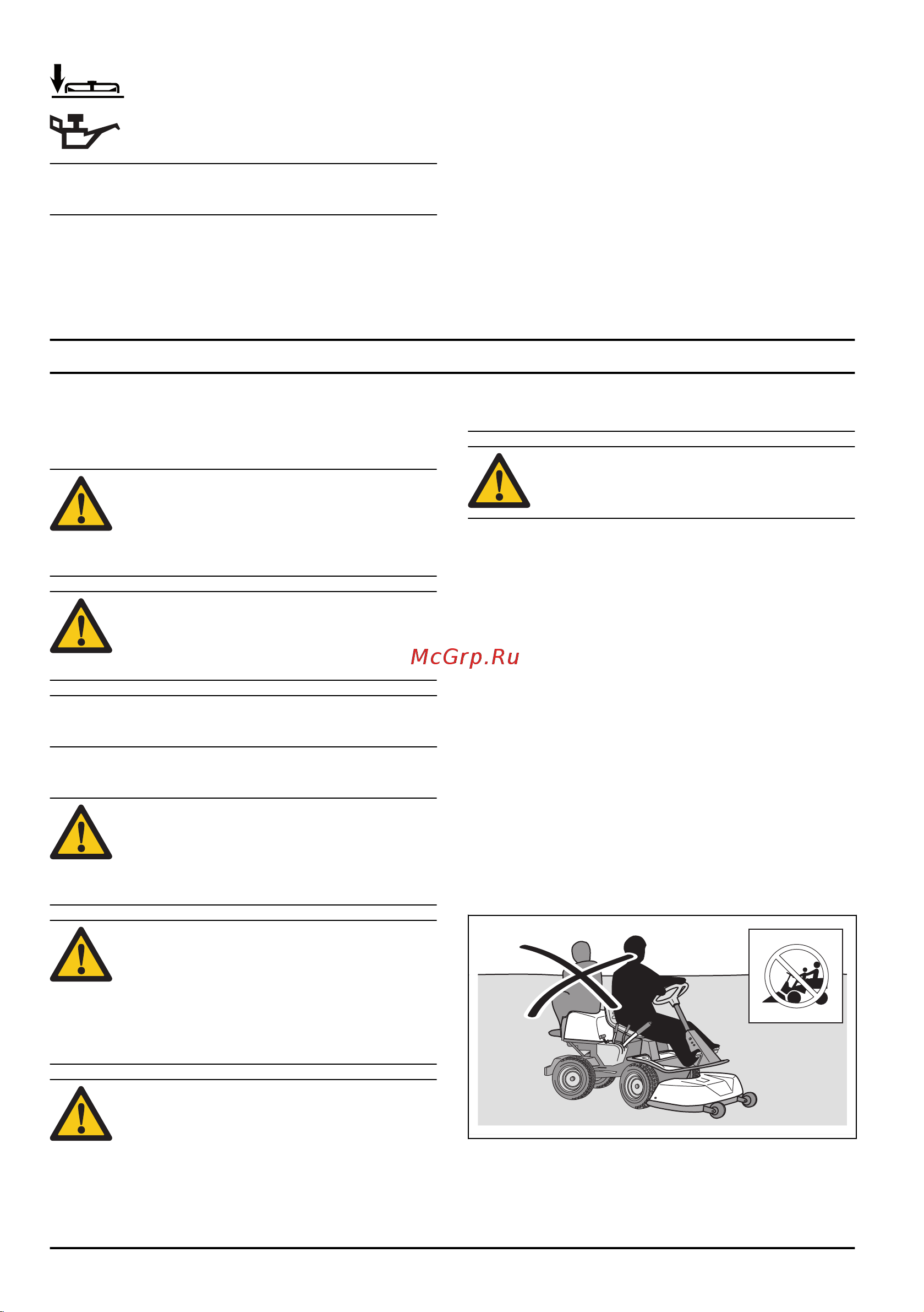 Husqvarna R112C [104/132] Siguranţă