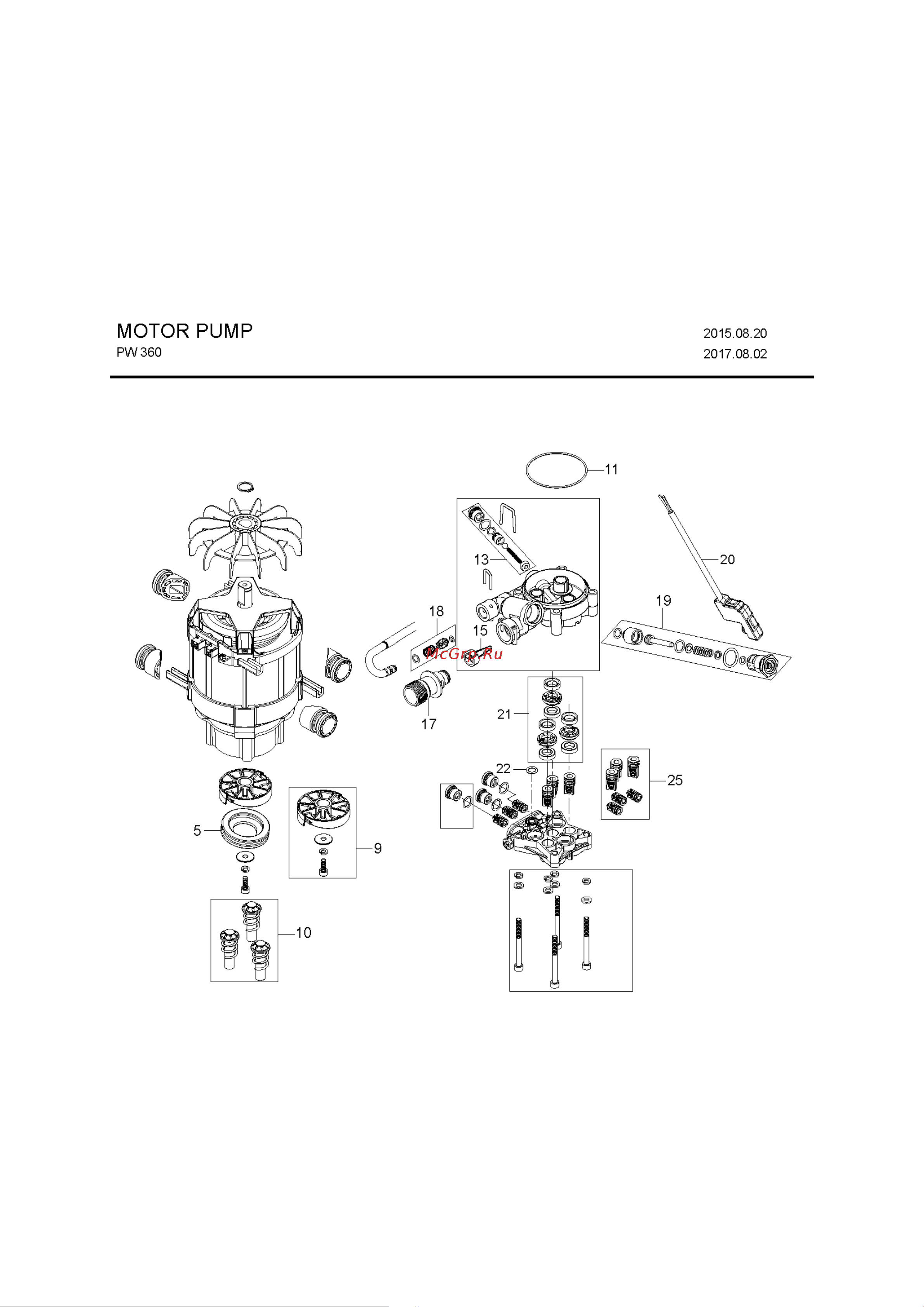 Husqvarna PW360 Руководство по эксплуатации онлайн [8/9] 768684