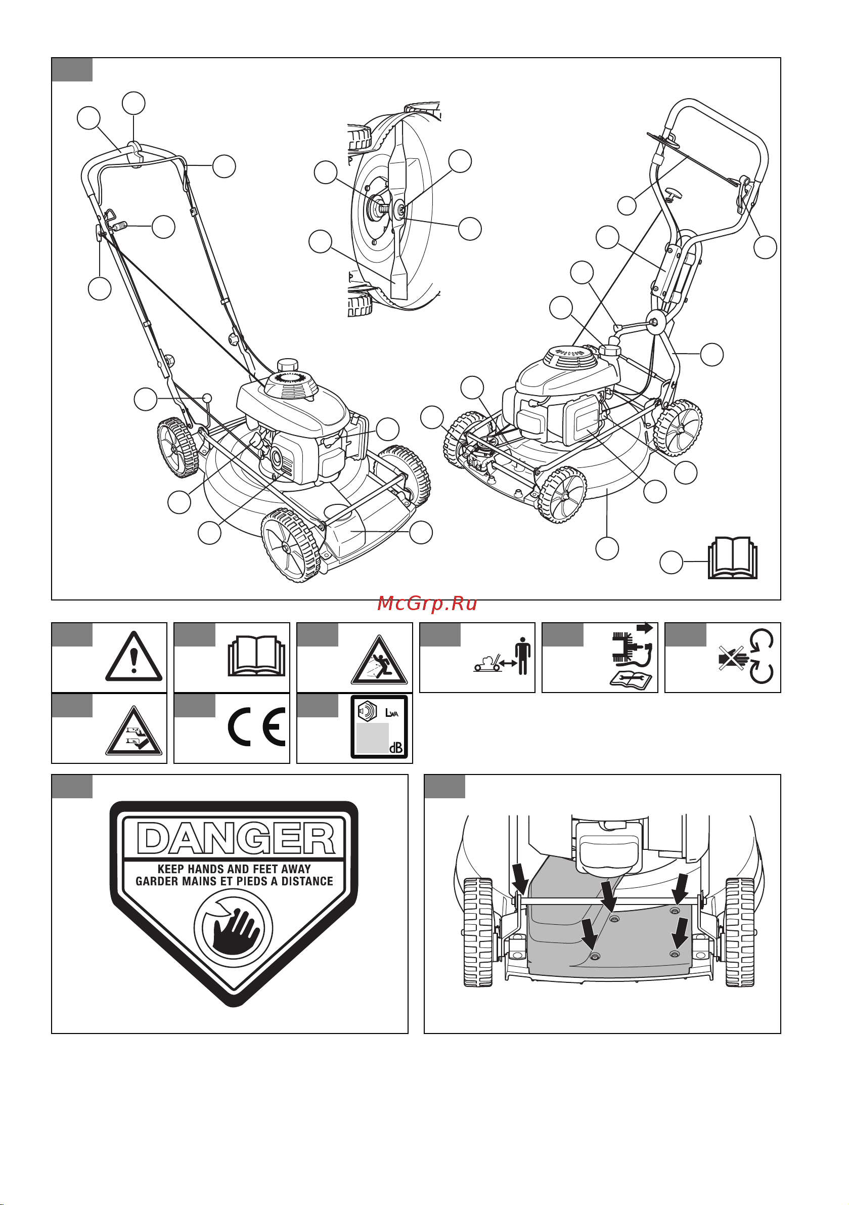 Husqvarna LB553Se [2/316] 3 4 5 6 7