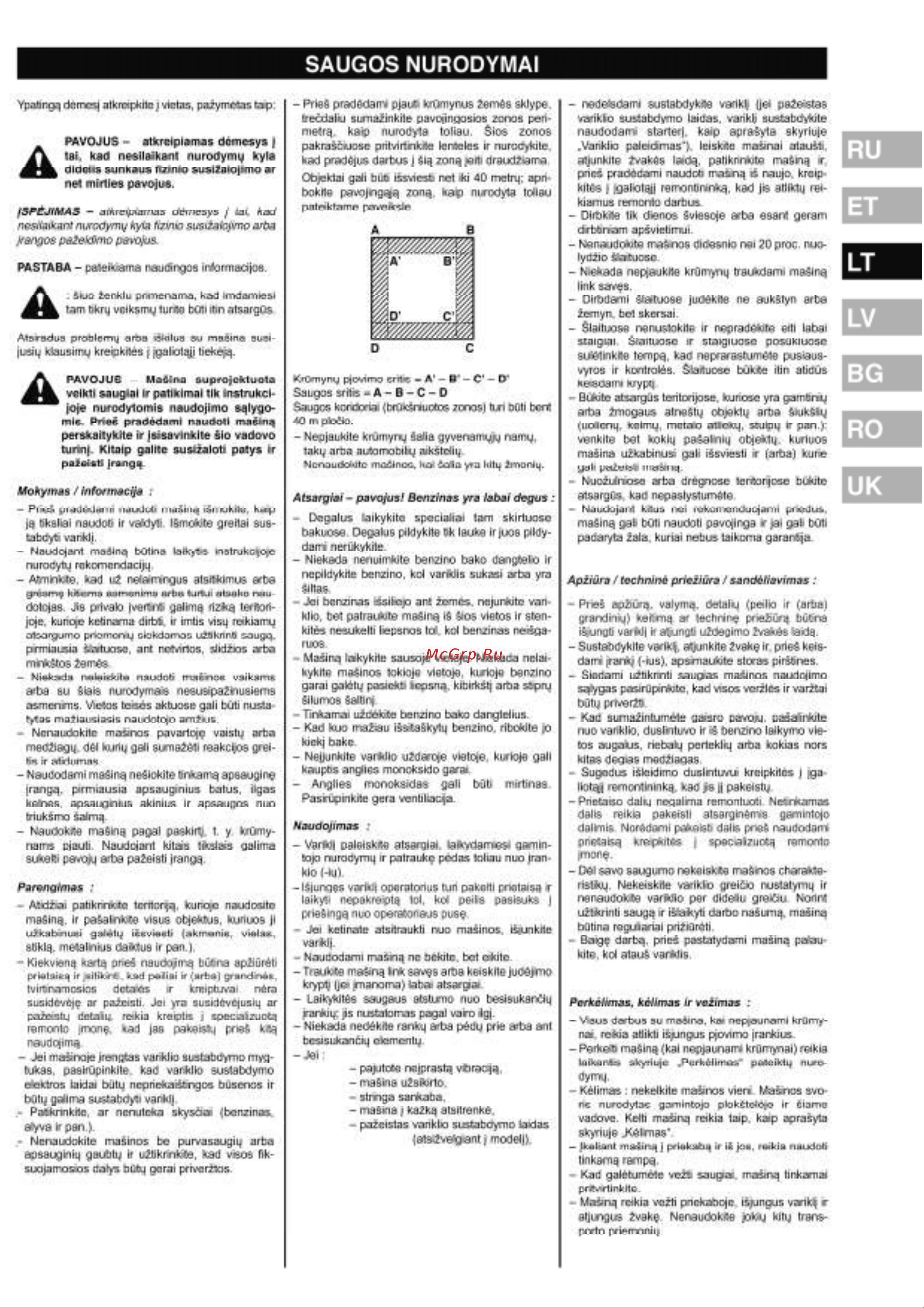 Husqvarna DBS51 Руководство по эксплуатации онлайн [19/48] 768706