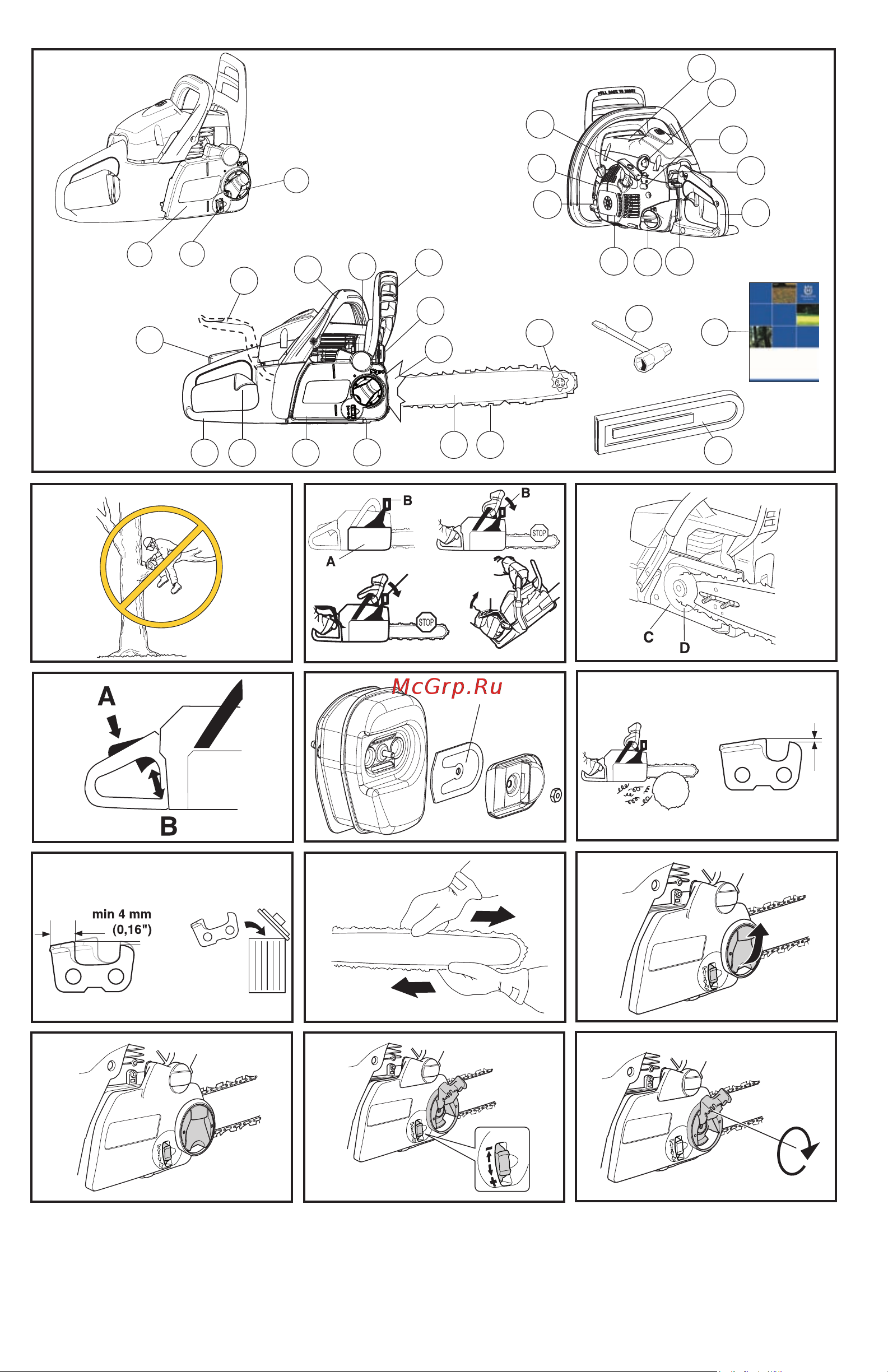 Husqvarna 236 14 Руководство по эксплуатации онлайн [2/464] 768723