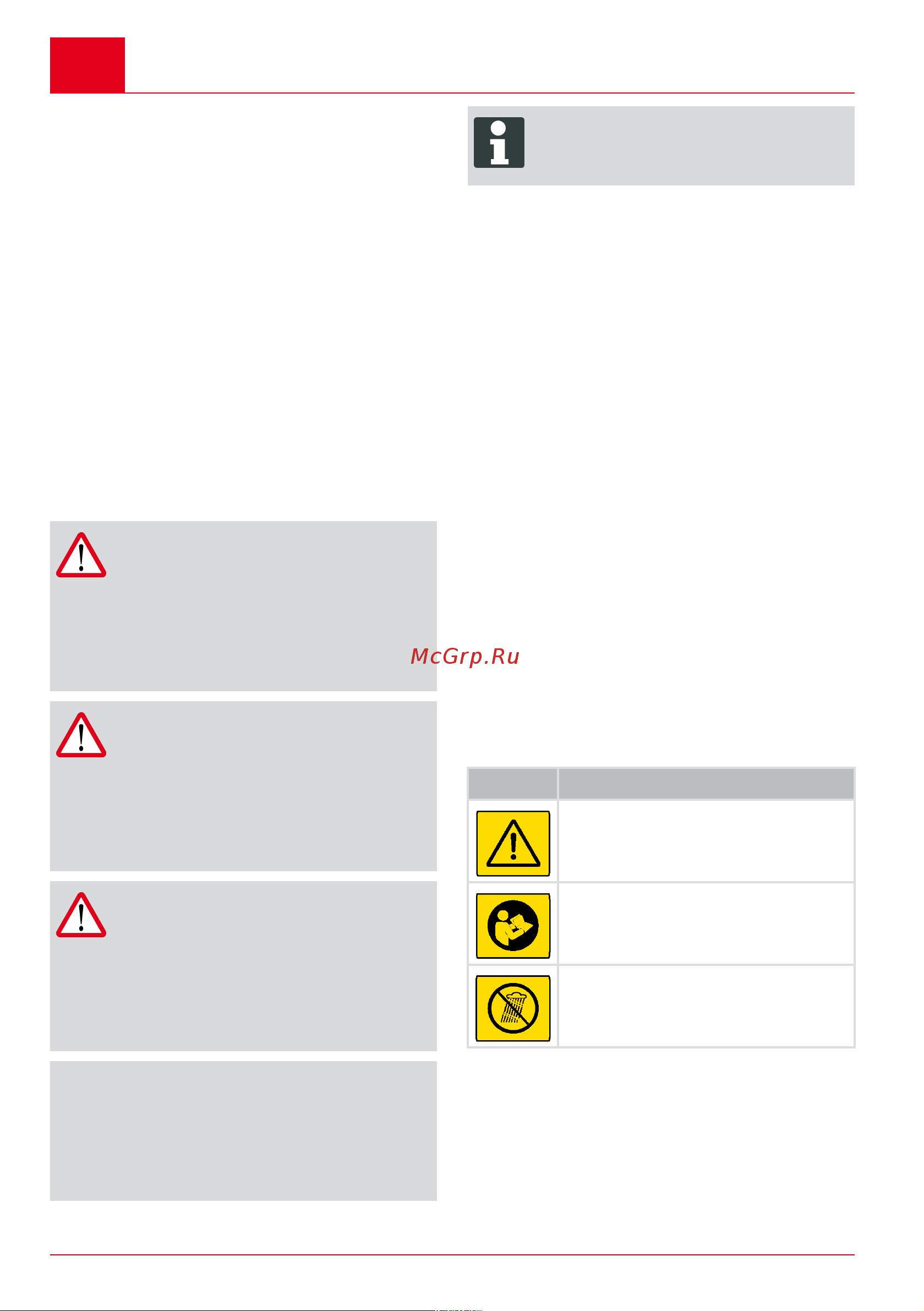 Al-Ko MT 40 [26/172] Caution denotes a potentially dan gerous situation which can result in minor or moderate injury if not avoided