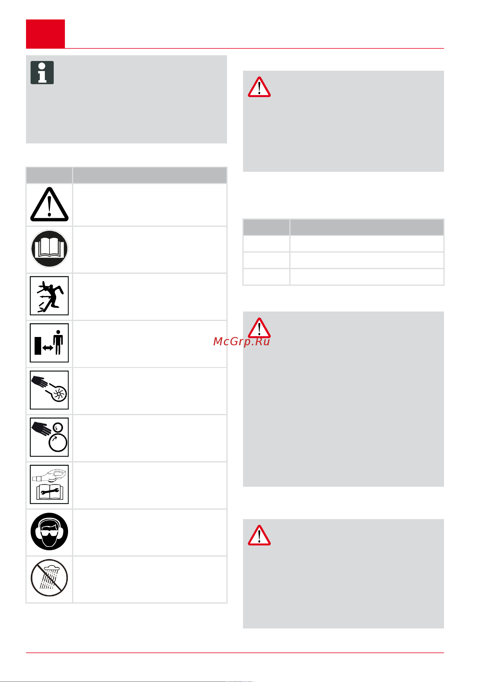 Al-Ko LB 2060 [24/300] Safety instructions