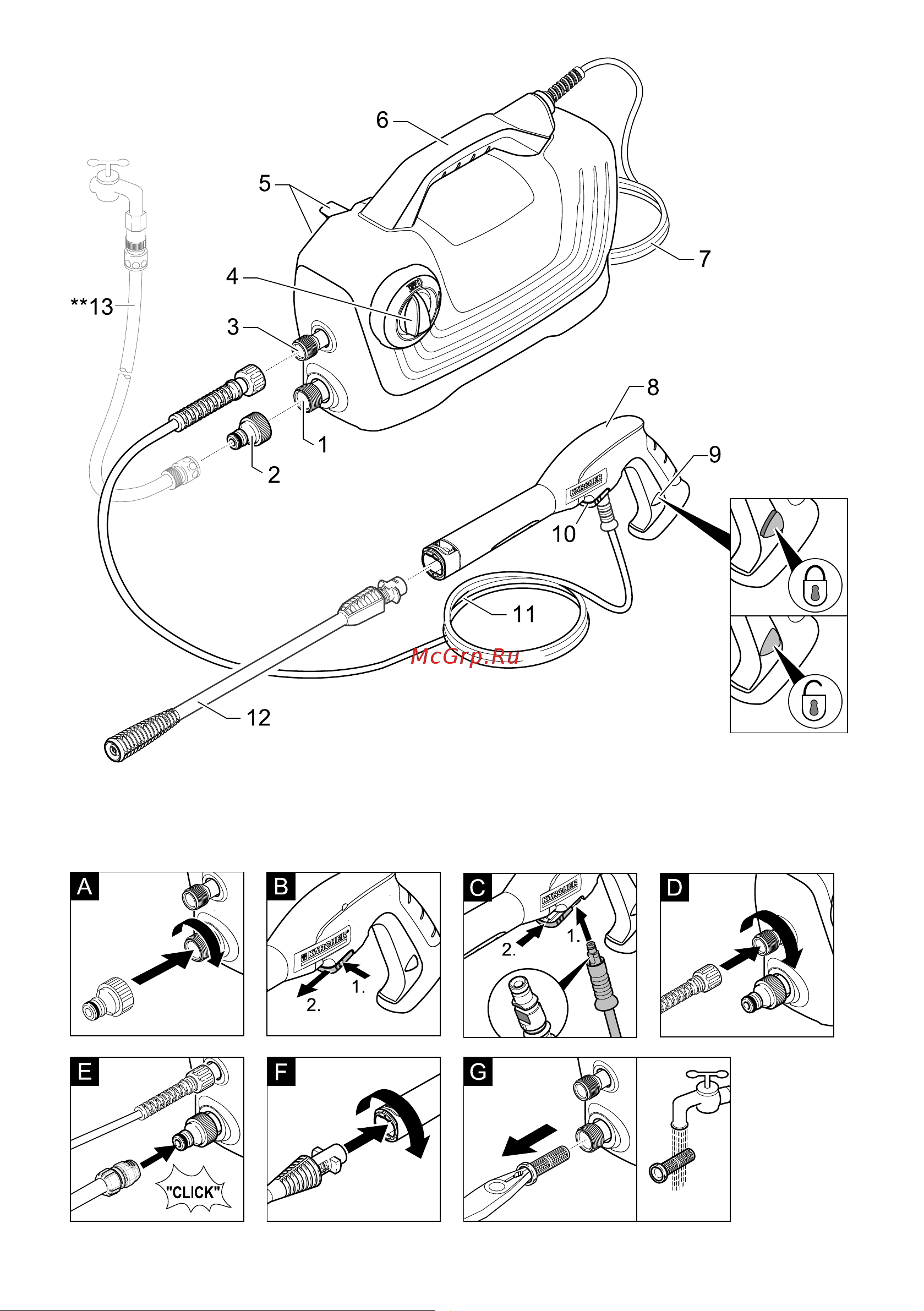 Karcher K 2 Classic Руководство по эксплуатации онлайн [2/10] 768866