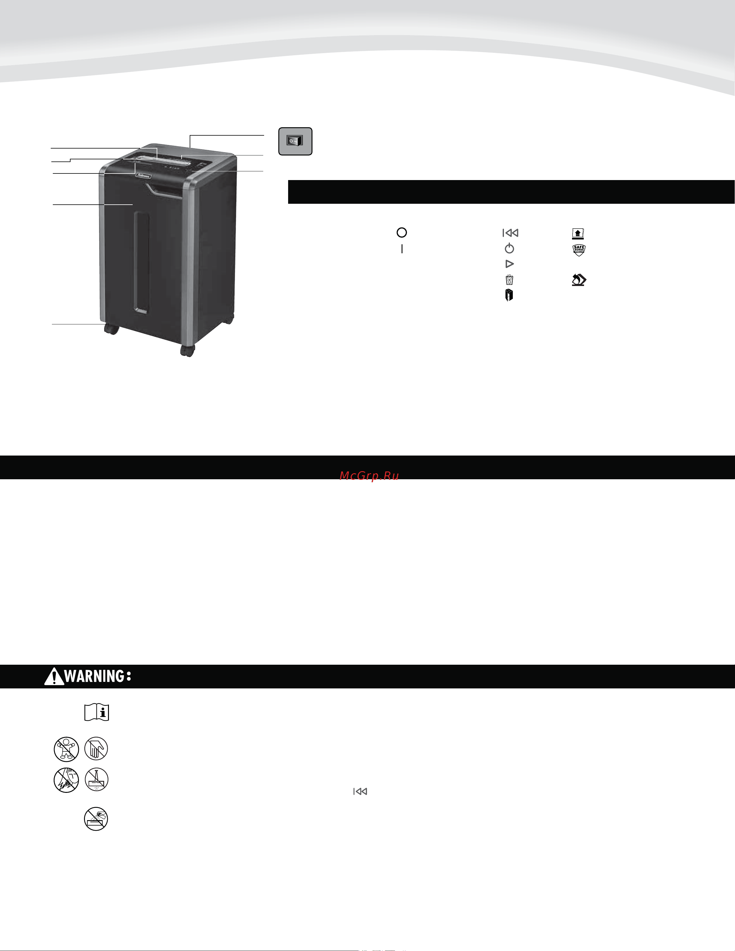 Fellowes Powershred 325CI (CRC46320) [2/12] English