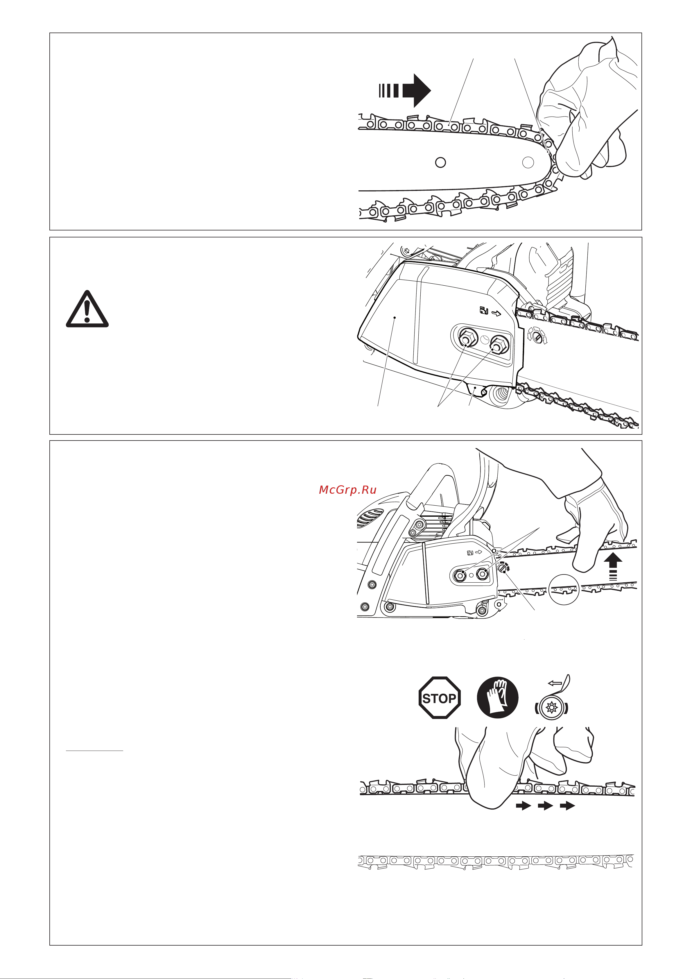 Makita EA3203S-40 [15/41] Checking the chain tension