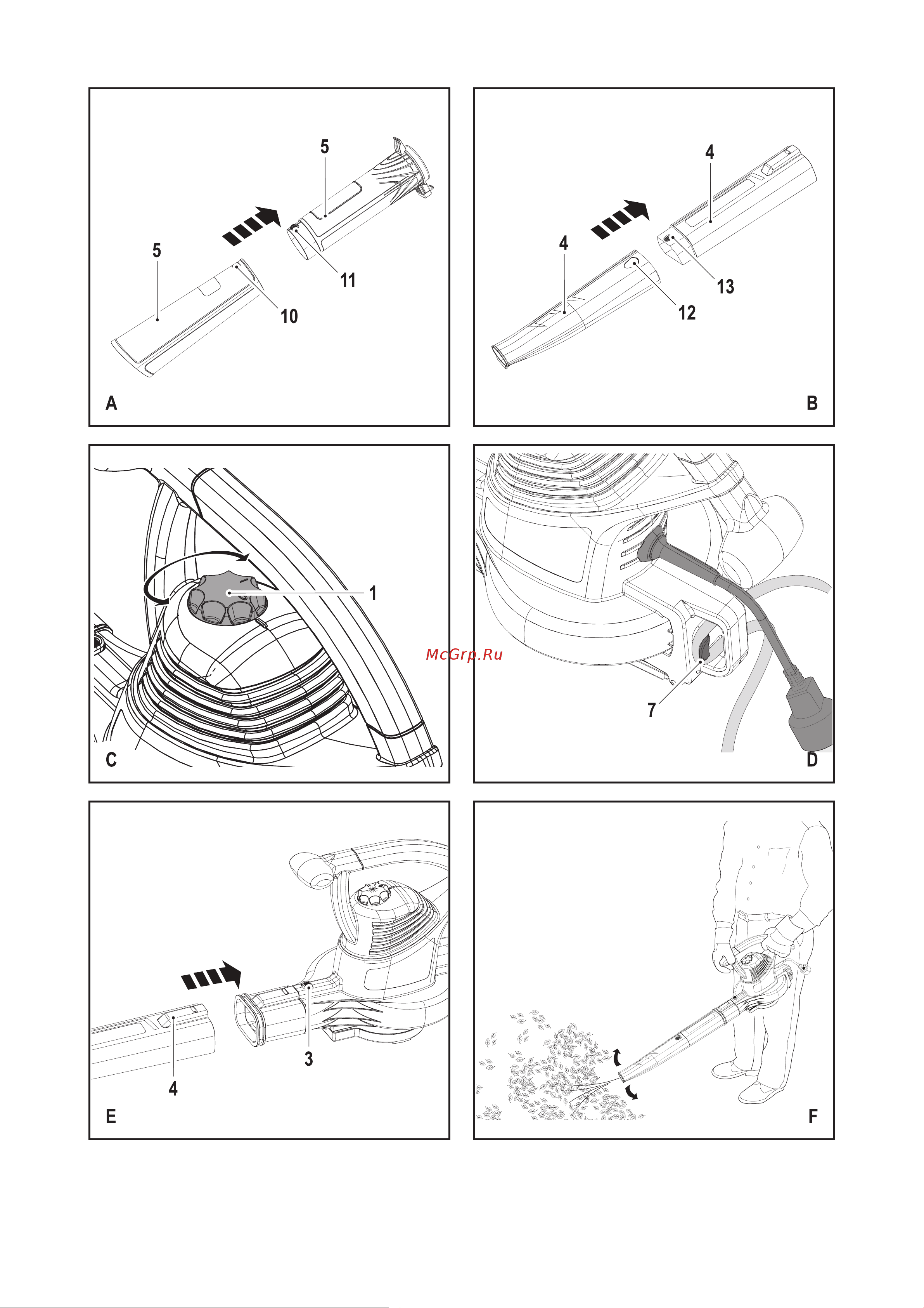 BLACK & DECKER GW2500-QS Руководство по эксплуатации онлайн [2/24] 768907