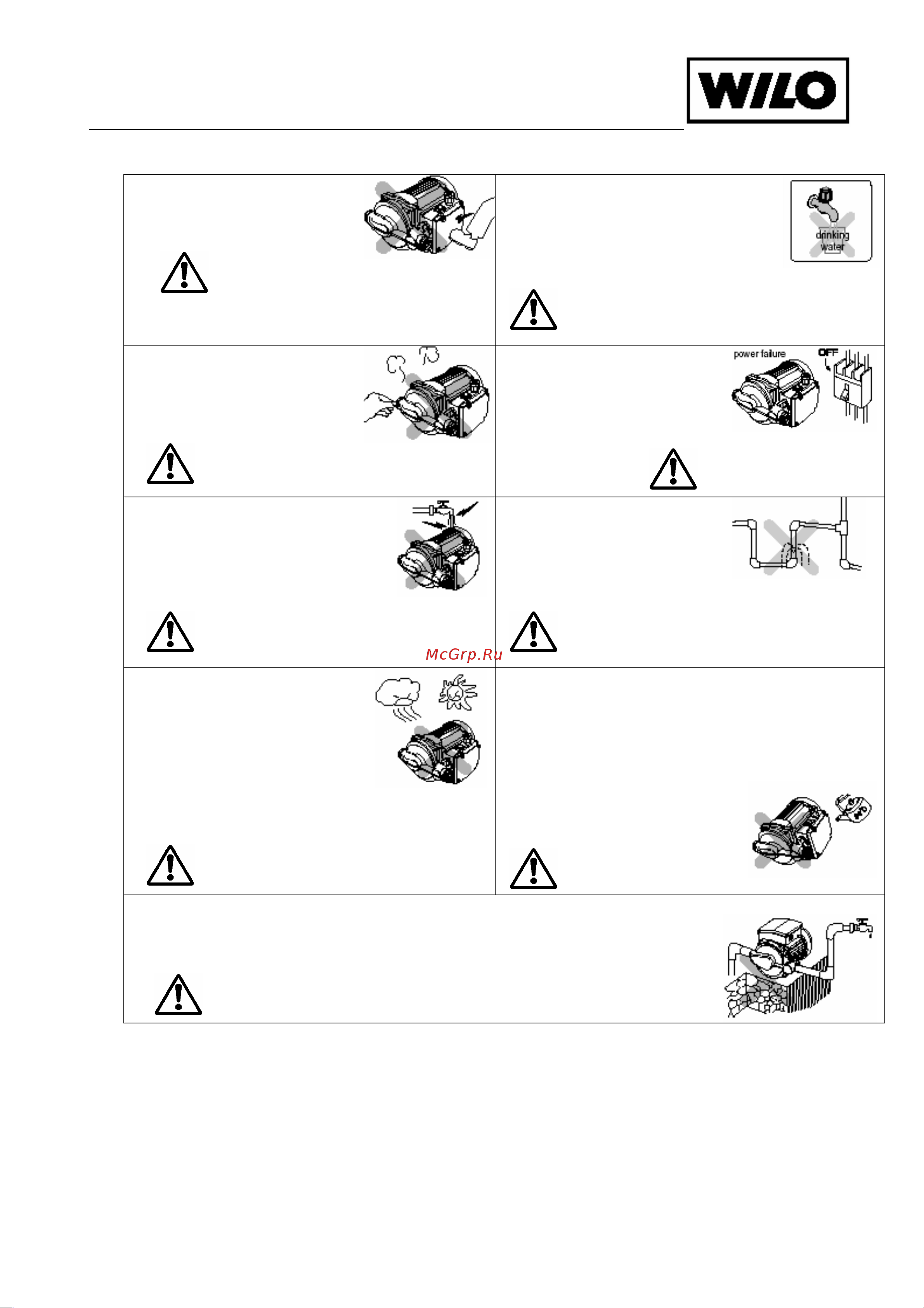 Wilo PB-400EA [11/15] Инструкция по монтажу и эксплуатации