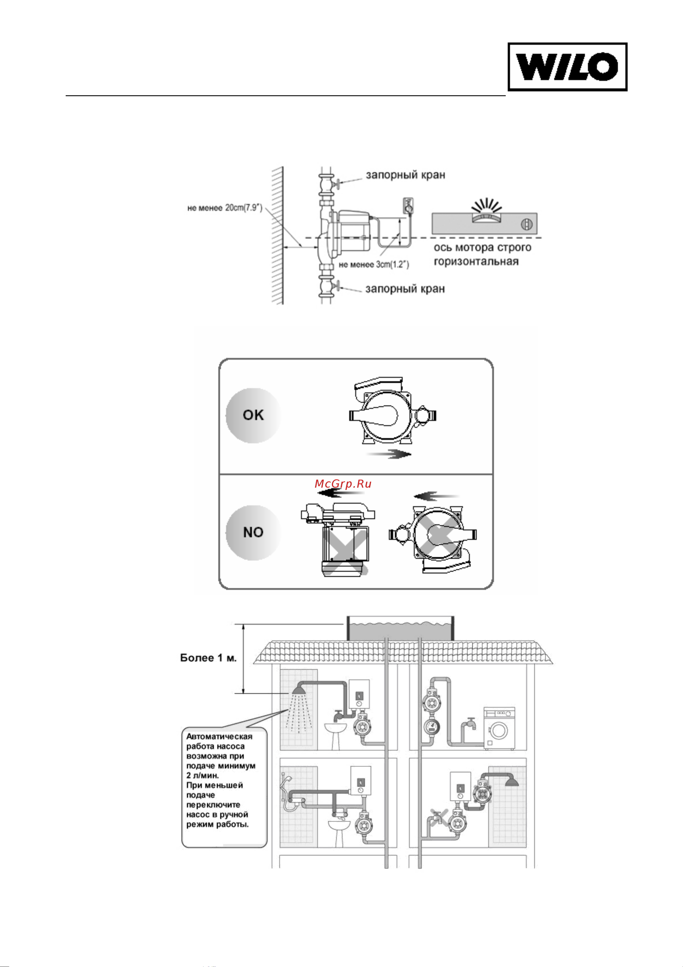 Wilo PB-400EA [12/15] Инструкция по монтажу и эксплуатации