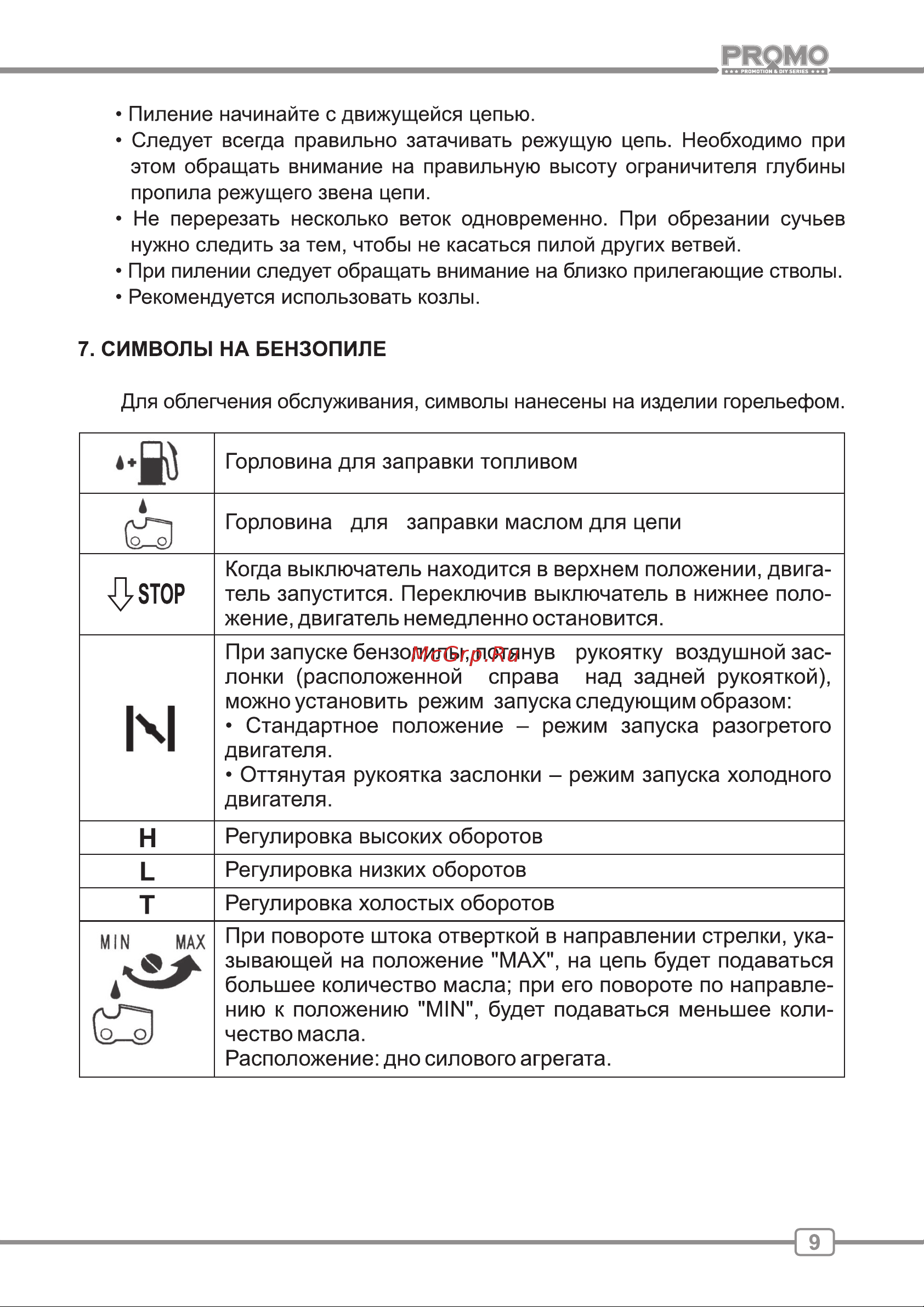 ООО УРАЛОПТИНСТРУМЕНТ CARVER HSG 152-18 Руководство по эксплуатации онлайн [9/24] 769002