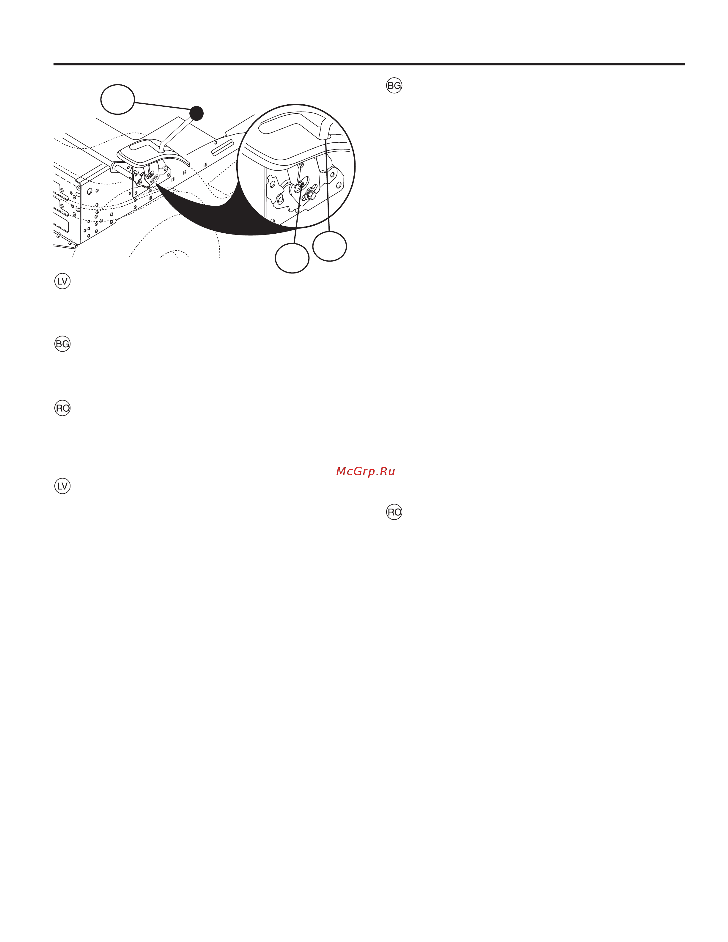 Partner P13597HRB [81/88] Ajustarea manetei mecanismului de comandă