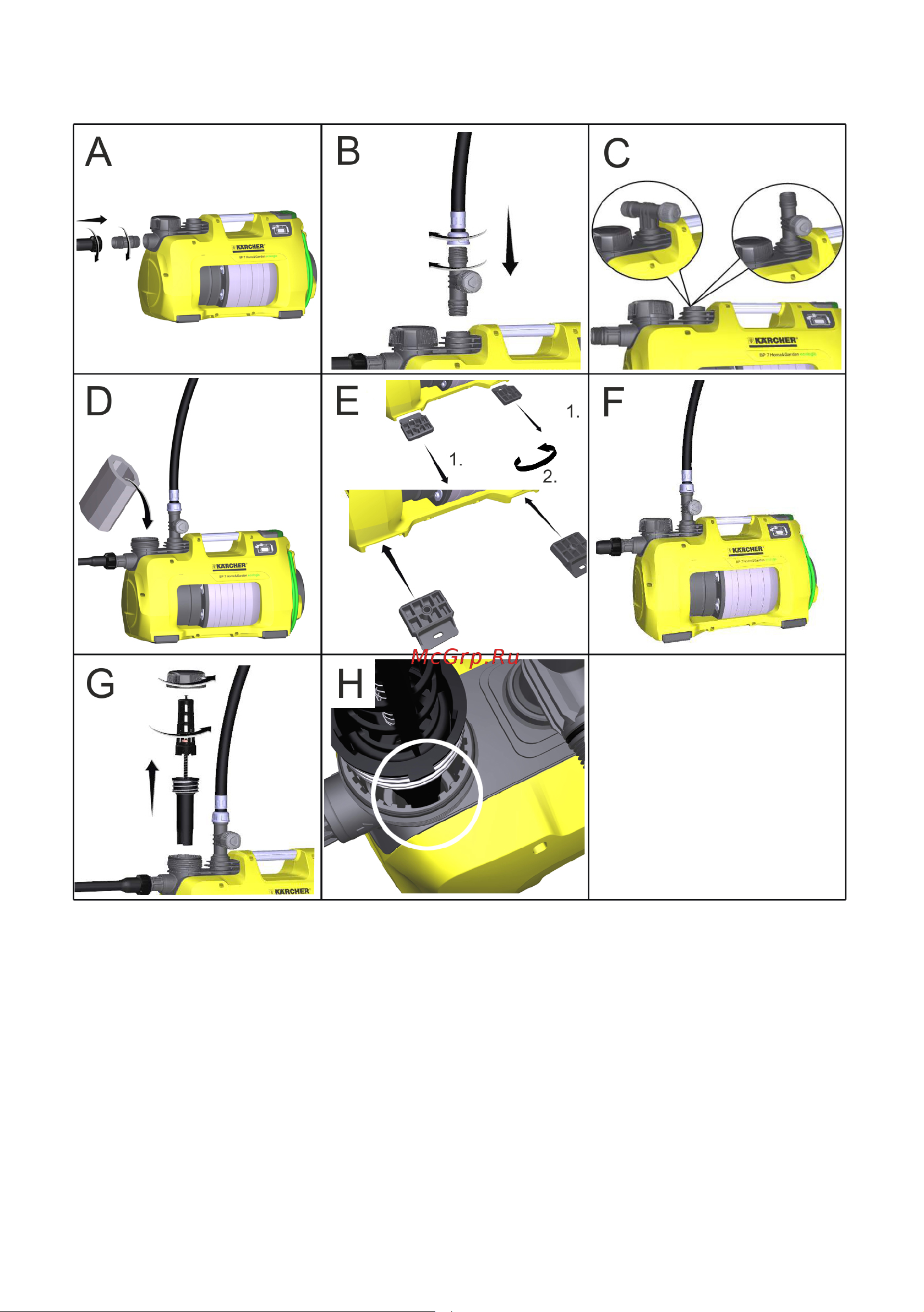 Karcher BP 5 Home and Garden (1.645-355) Руководство по эксплуатации онлайн [3/158] 769035