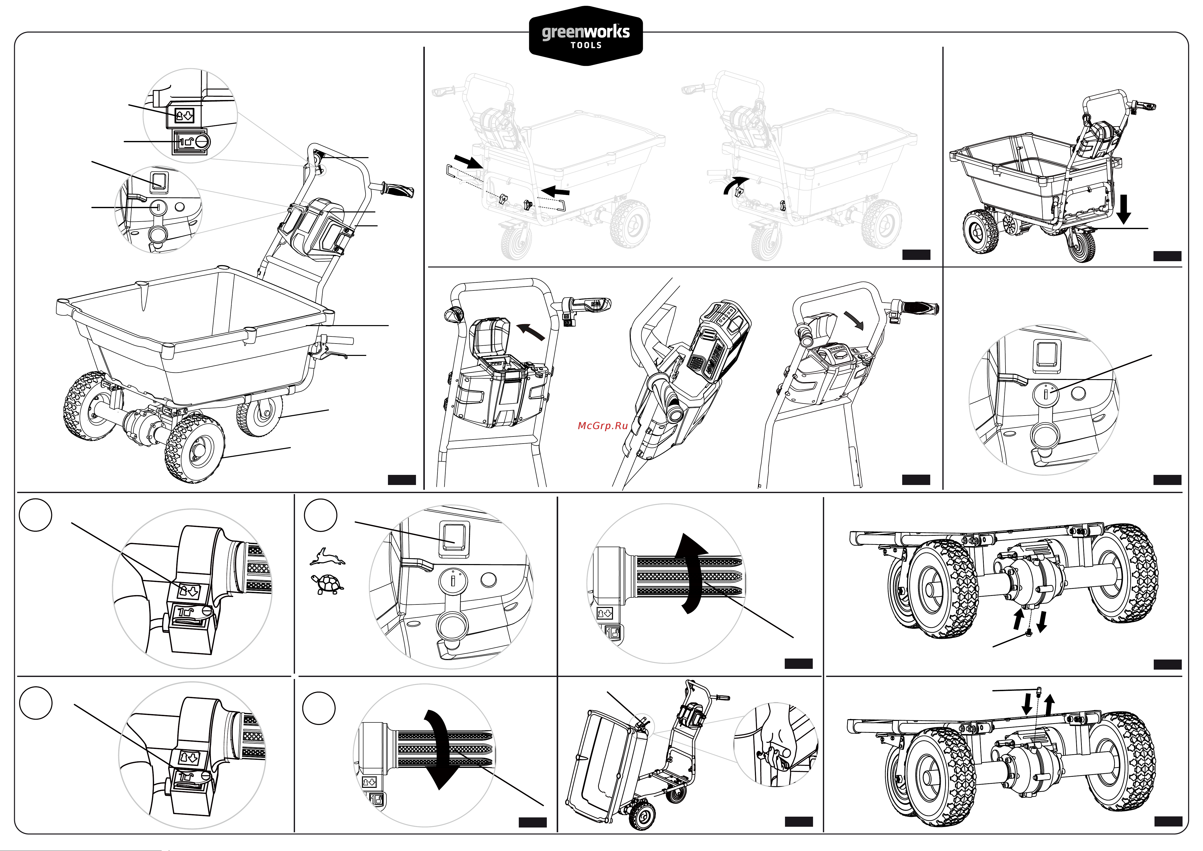Greenworks G40GC (7400007) Руководство по эксплуатации онлайн [3/19] 769076