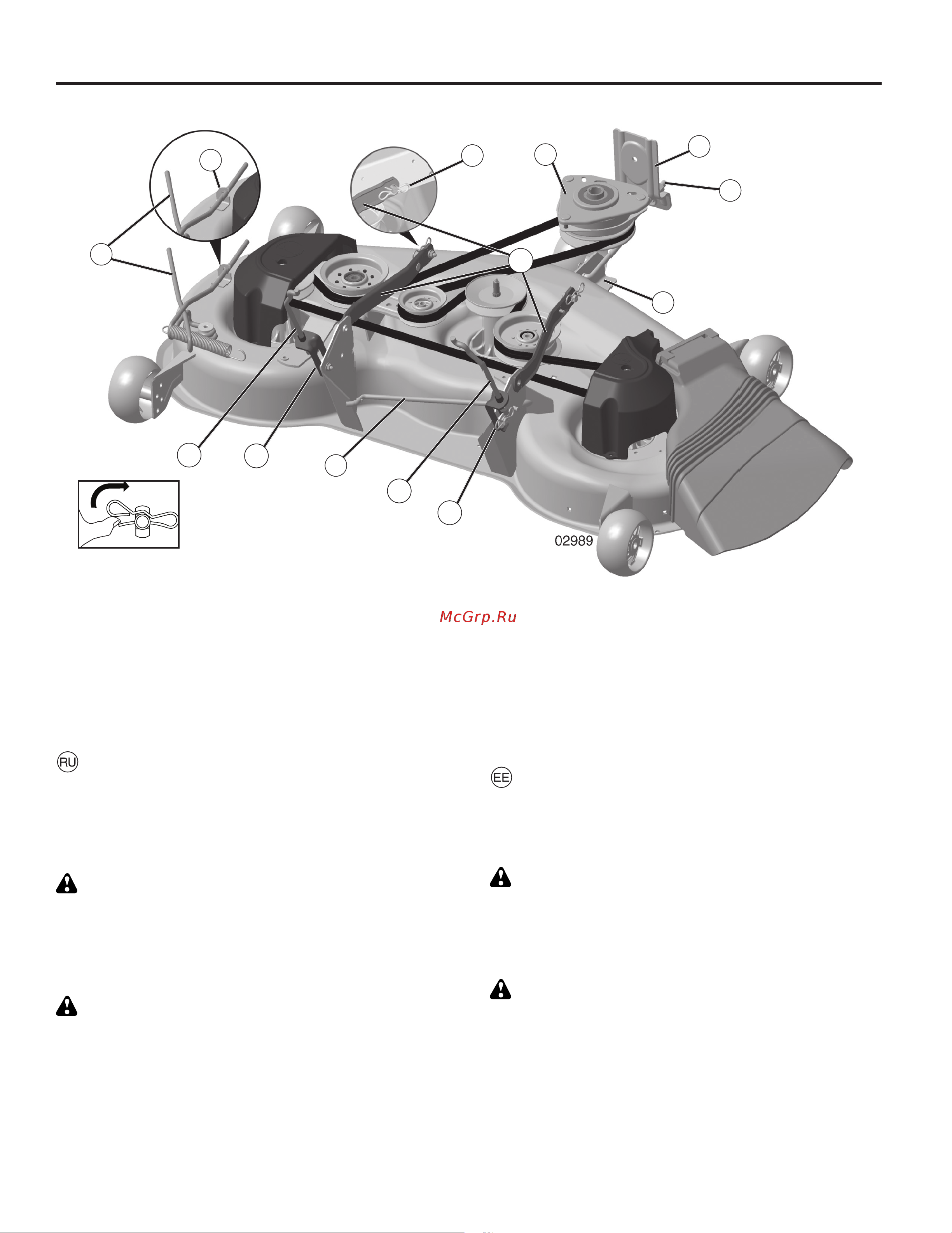 Husqvarna YTH-220 Twin (9604100-27) [64/88] Niiduki eemaldamine