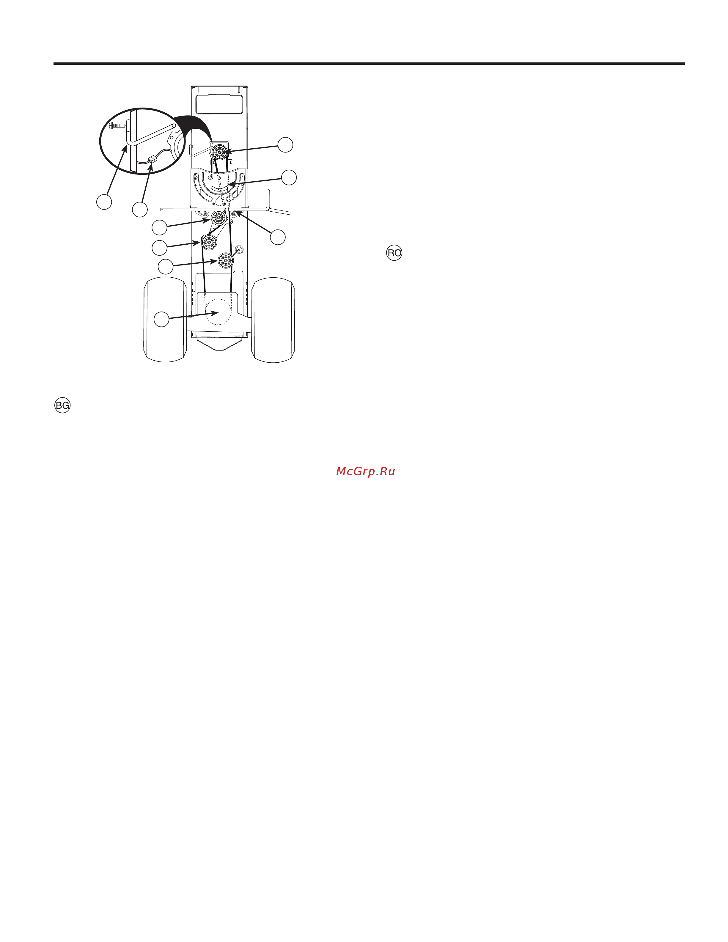 Husqvarna YTH-220 Twin (9604100-27) [77/88] Pentru a înlocui cureaua de transmisie a ve hiculului
