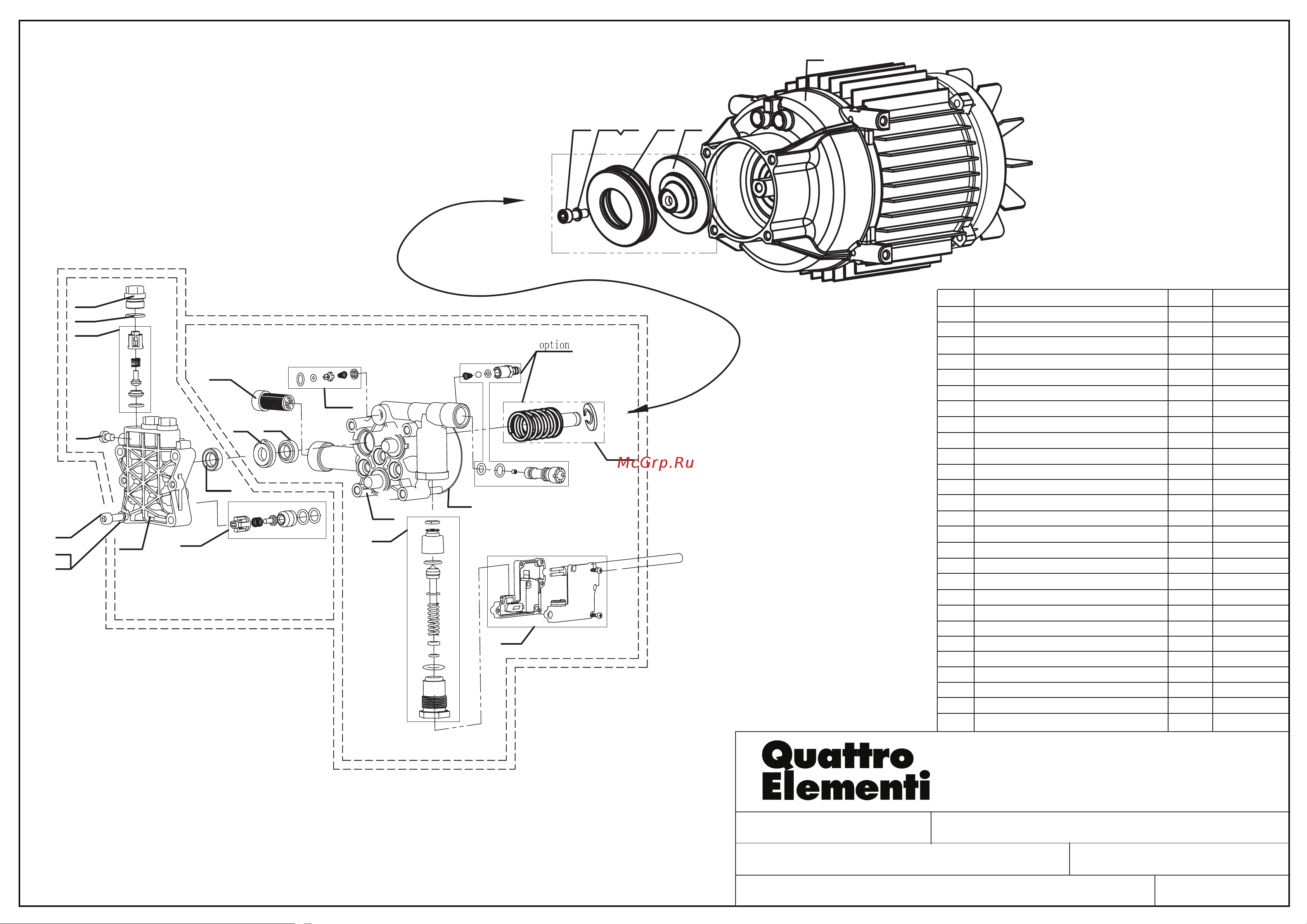 Quattro Elementi GENOVA 180 Turbo деталировка [2/2] Genova 180 turbo