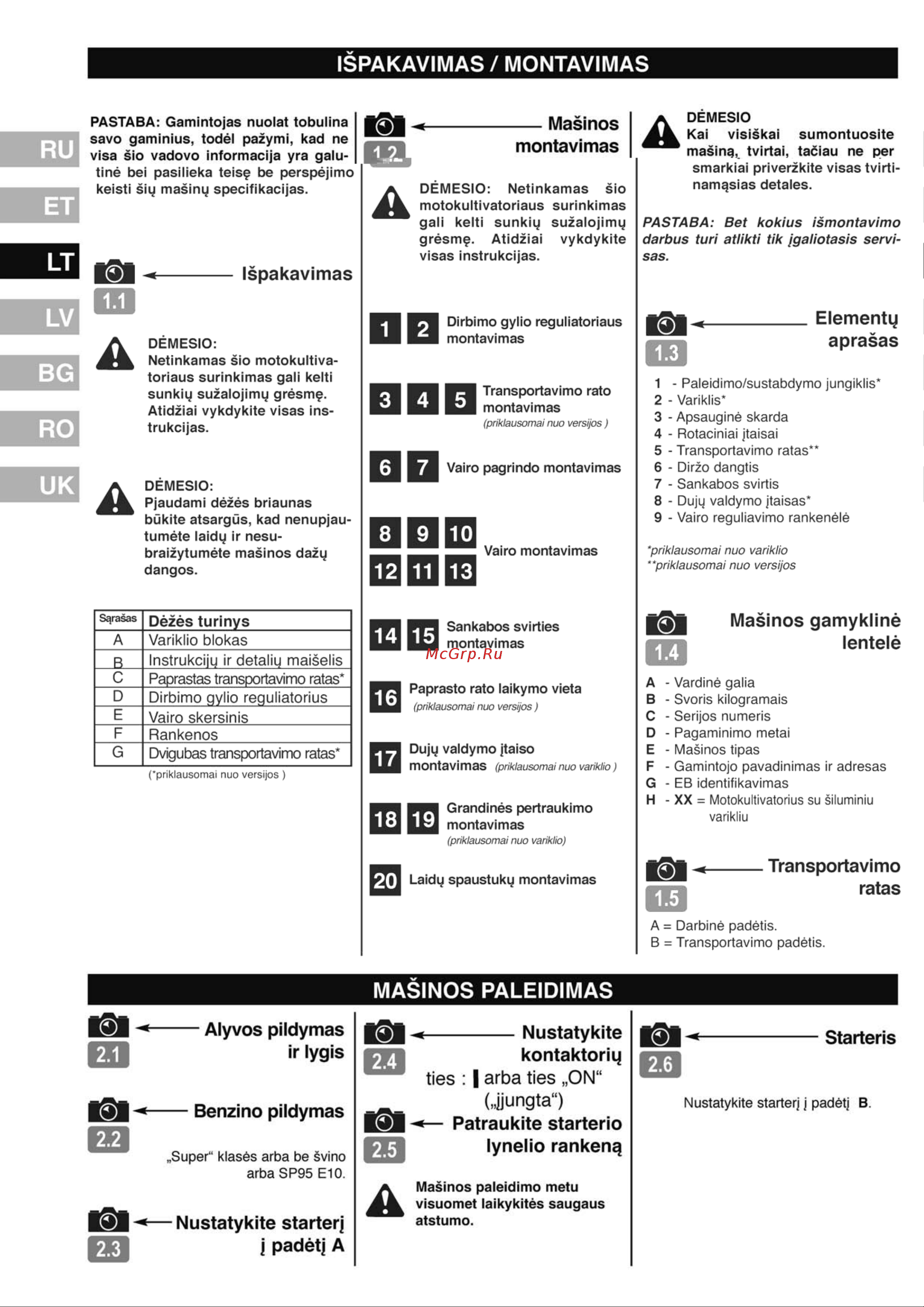 Partner PFT44154 Руководство по эксплуатации онлайн [20/49] 769201