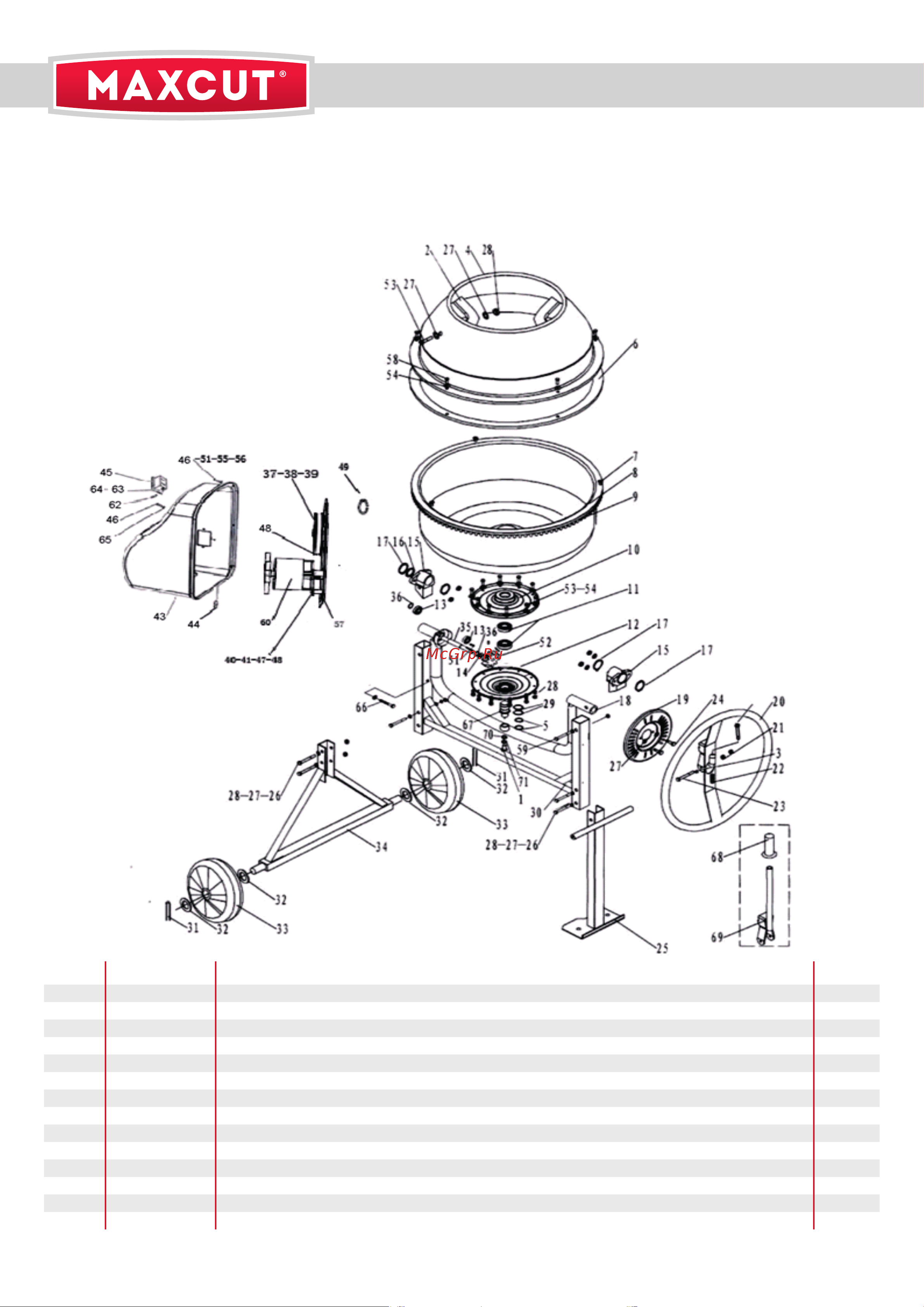 Maxcut МС 180L [2/4] Мс 180l бетоносмеситель